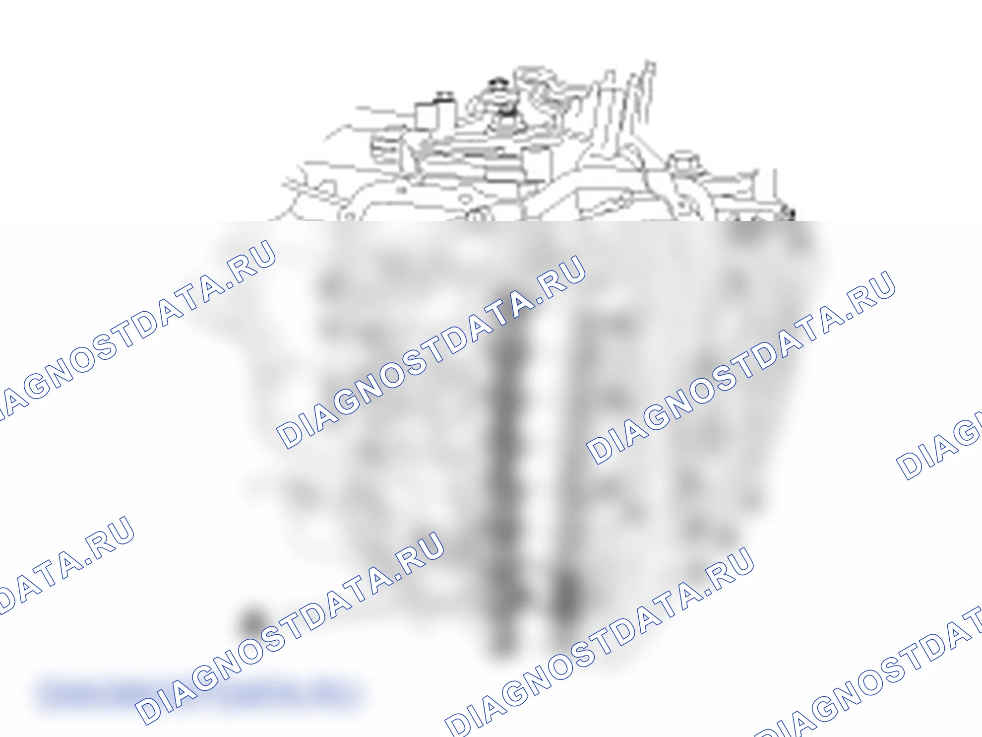 Снятие электромагнитного клапана SS-A (вкл. / выкл.). Hyundai ix35 EL