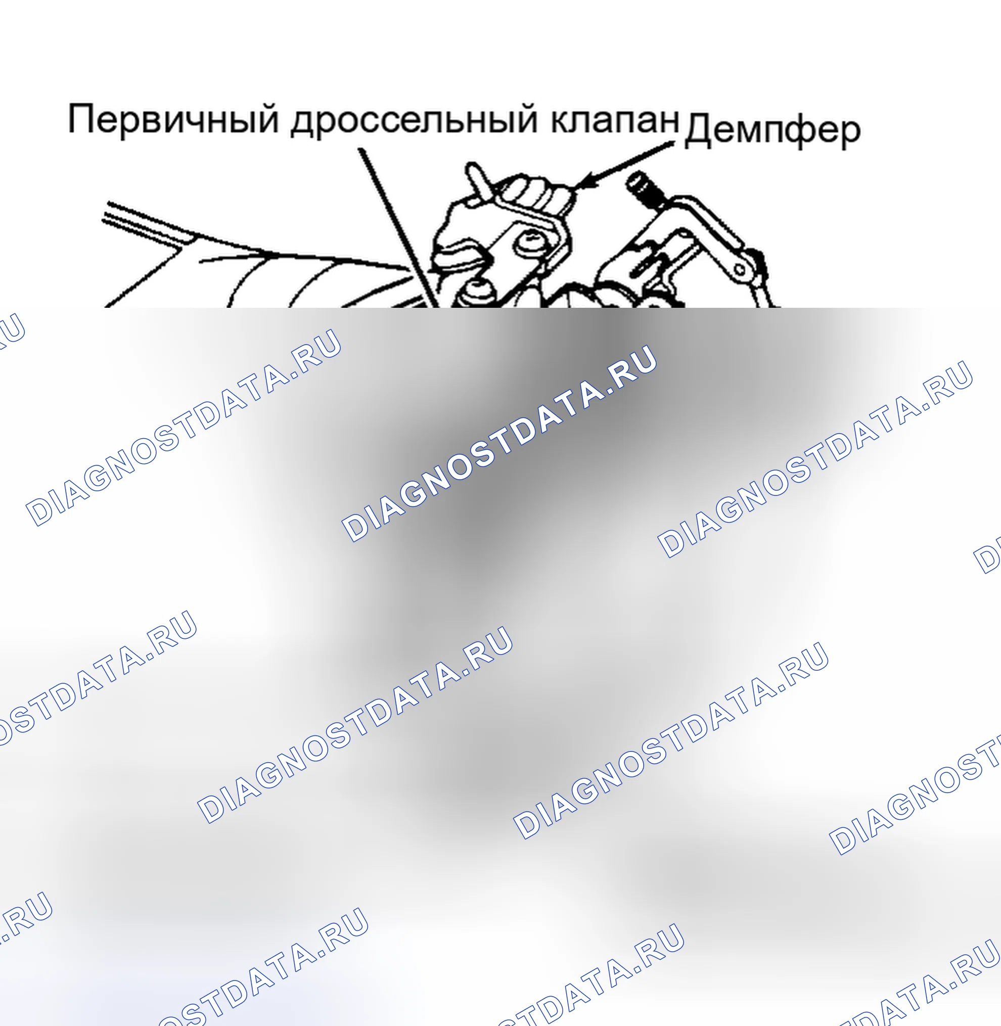 Рис. 51: Корпус дроссельной заслонки в сборе. Honda Civic III