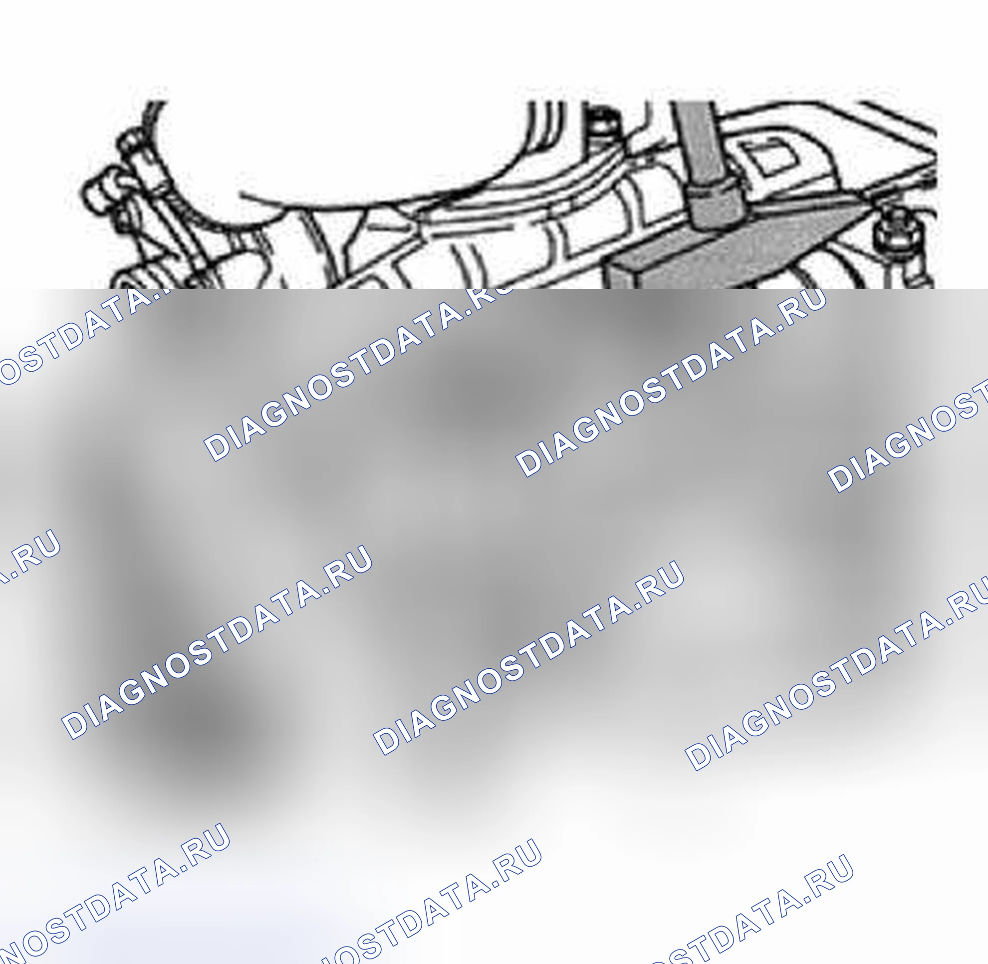 Рис. 31: Установка ремня и регулировка натяжения (базовая настройка). Volkswagen Jetta III
