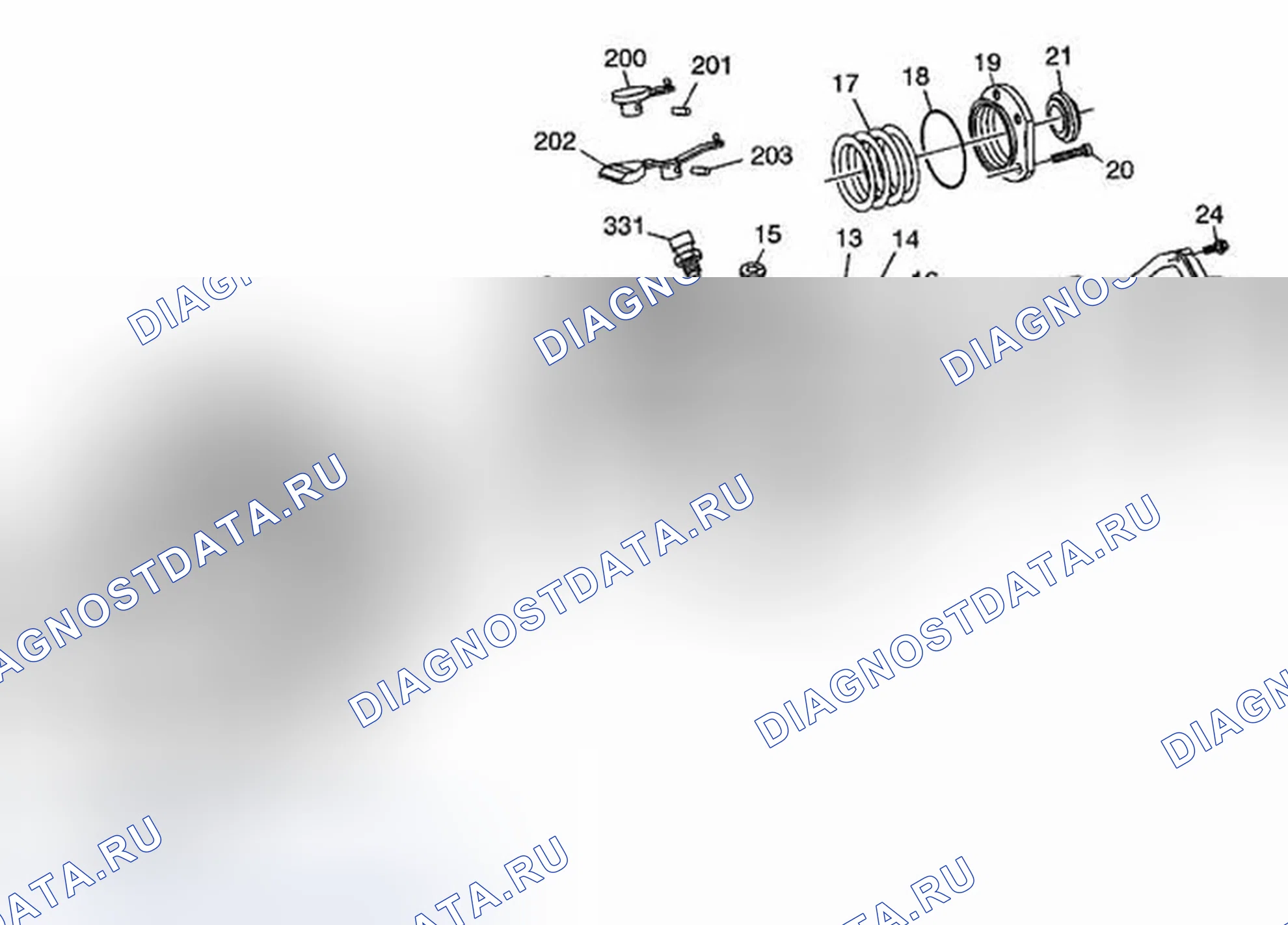 Рис. 25: Виды компонентов ручной коробки передач. Chevrolet HHR I