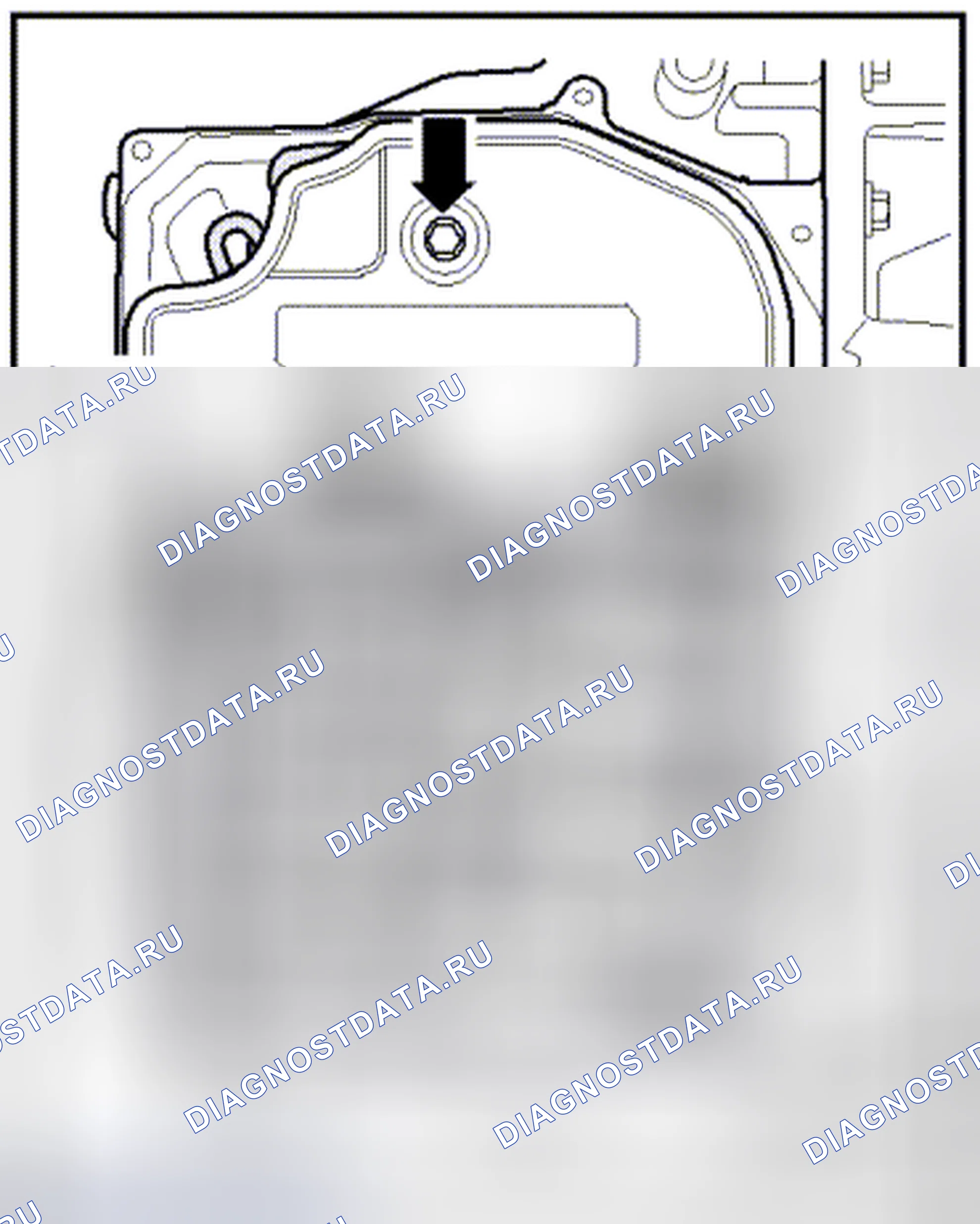 Рис. 137: ФИЛЬТР ТРАНСМИССИОННОЙ ЖИДКОСТИ. Volkswagen Golf Mk6