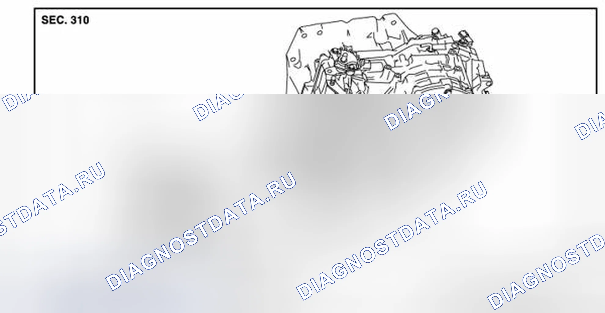 Рис. 24: ПОДОГРЕВАТЕЛЬ МАСЛА CVT: вид в разобранном виде. Nissan Cube III