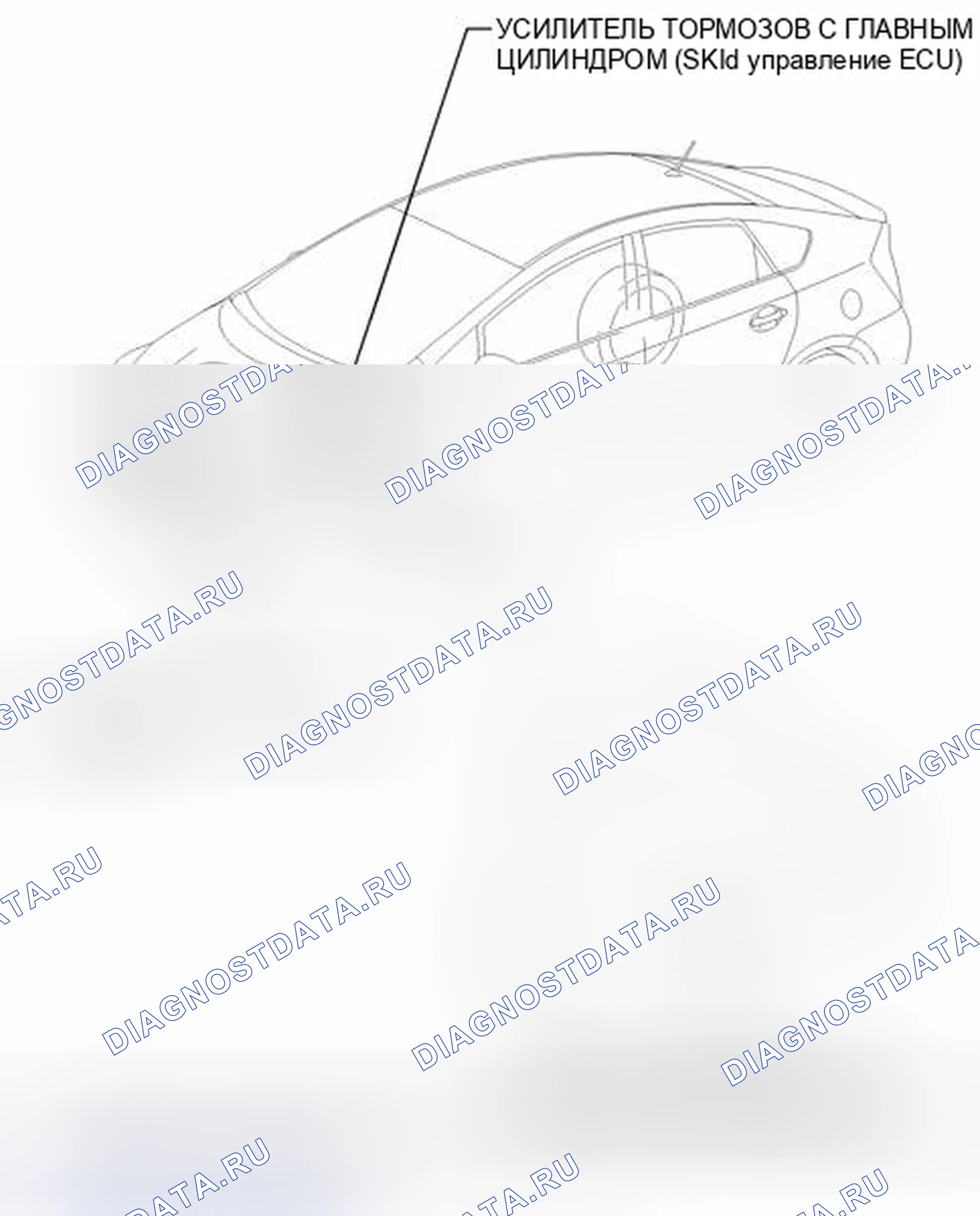 Рис. 249: ИЛЛЮСТРАЦИЯ. Toyota Prius III рестайлинг