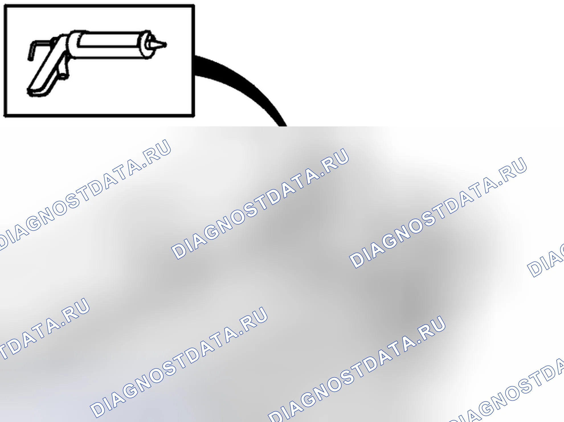 Рис. 87: Монтаж механического кабеля. Volvo S80 I