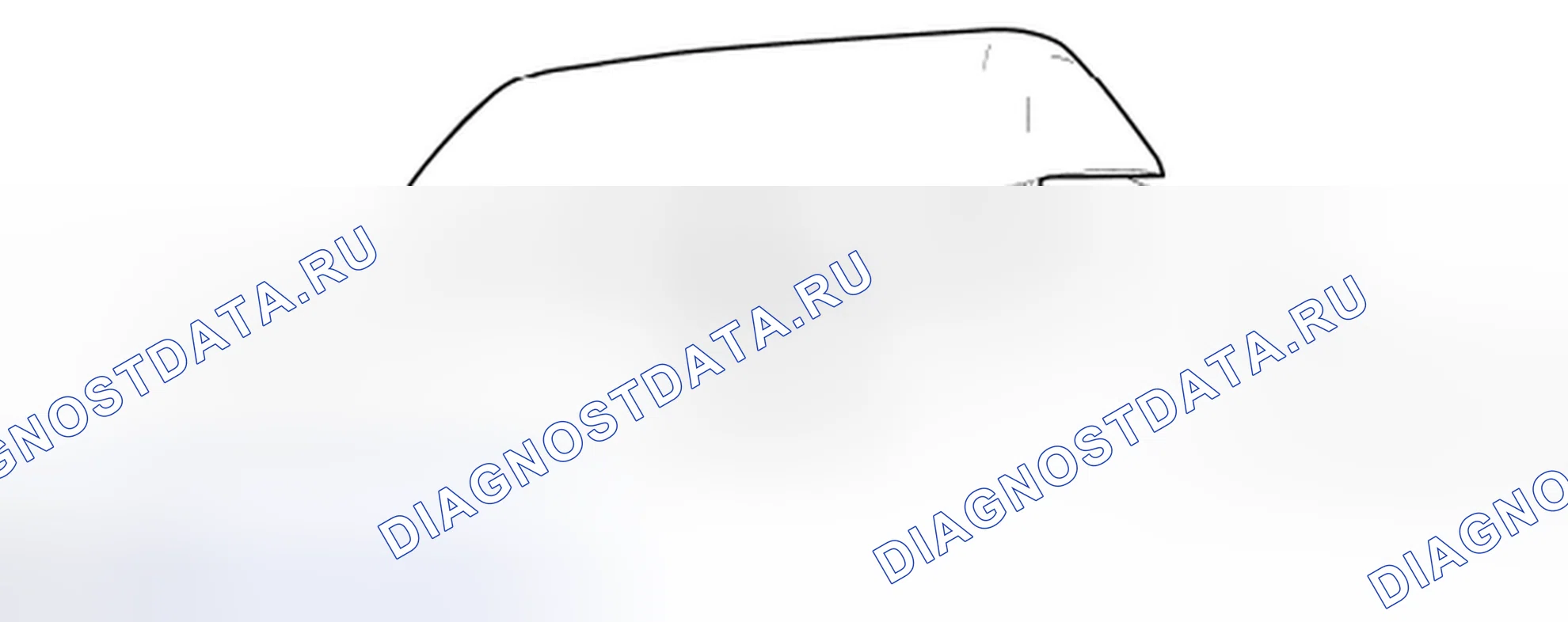 Рис. 129: Пакет, установленный на полке. Hyundai Lafesta I