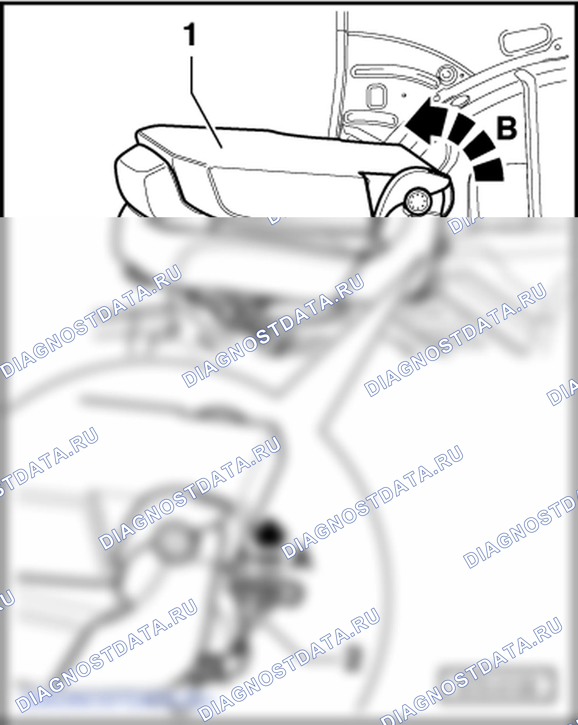 Задние сиденья. Skoda Roomster I