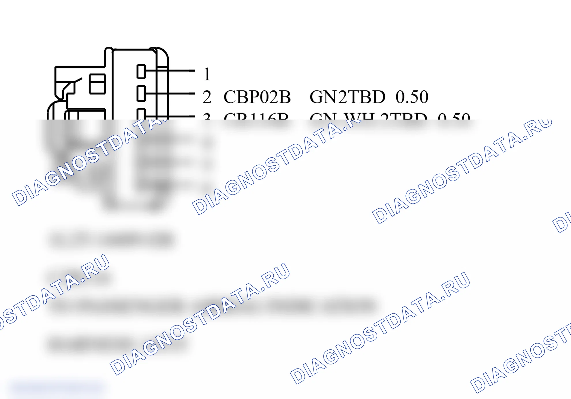 Распиновка разъёма Indicator. Ford C-MAX I рестайлинг