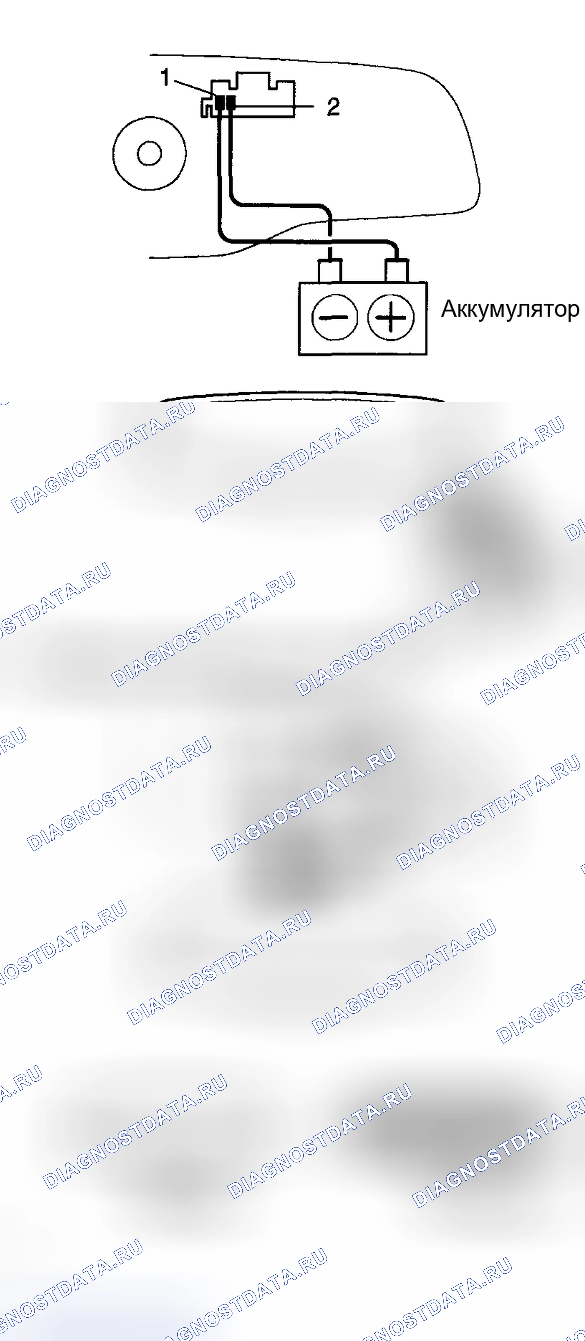 Рис. 42: ПРОВЕРКА обогрева стёкол. Toyota Corolla IX рестайлинг