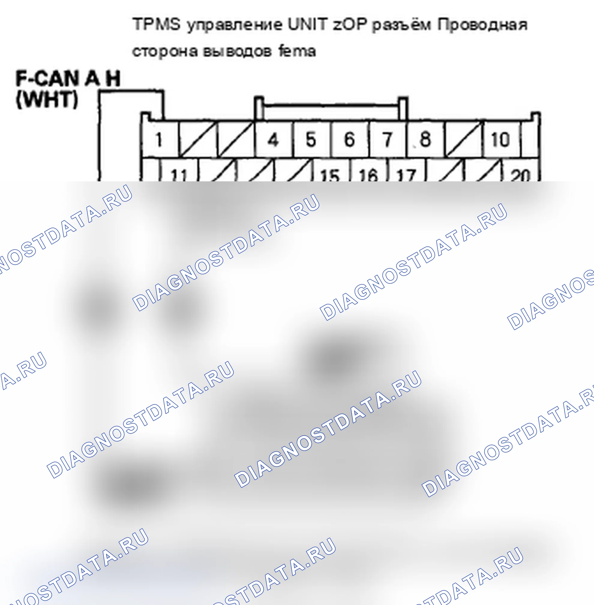 Рис. 18: B1173 расшифровка кода ошибки: потеря связи модуля управления манометром с блоком управления TPMS (сообщение TPMS). Acura MDX II рестайлинг