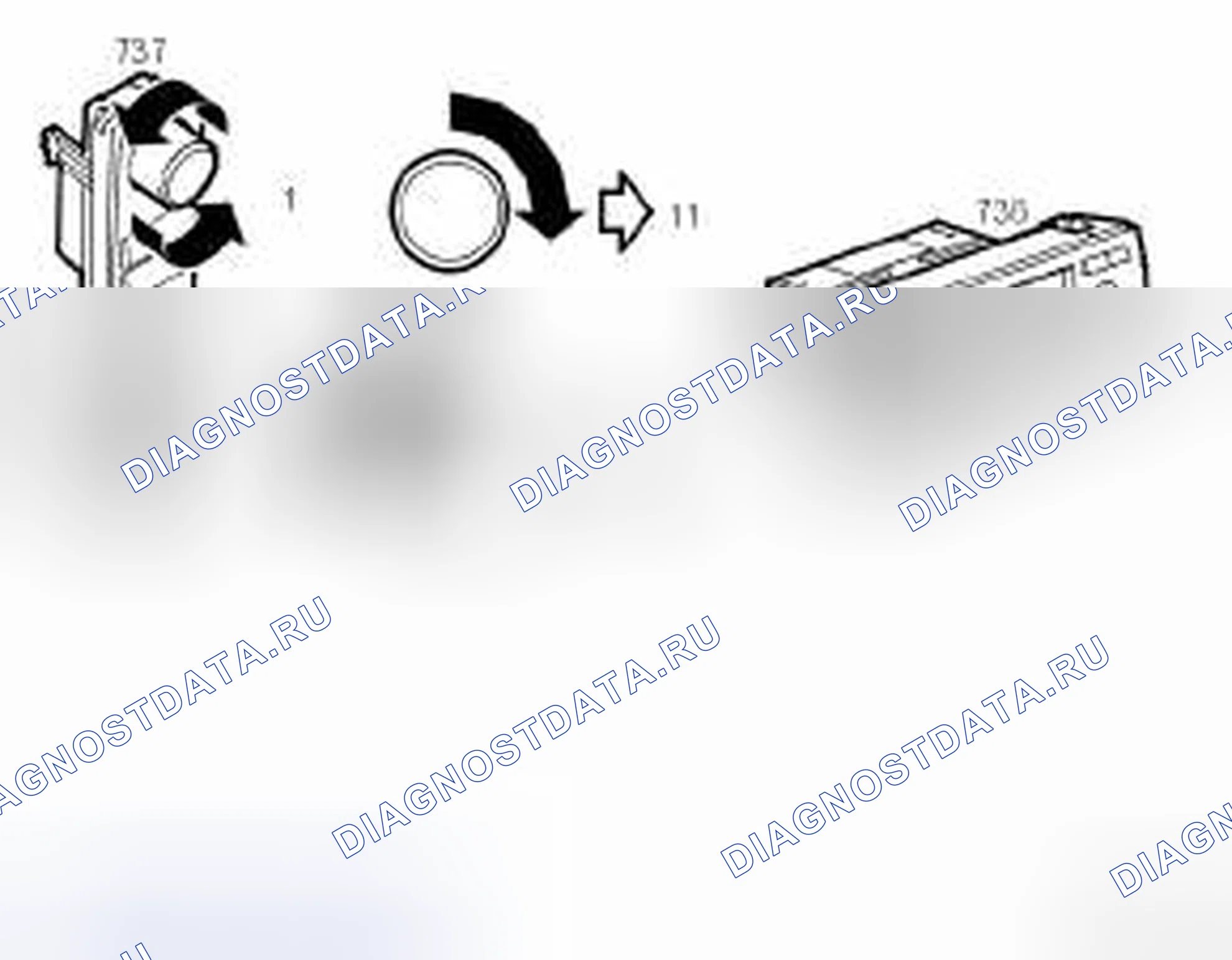 Рис. 109: Ручка INFO. Kia Optima II