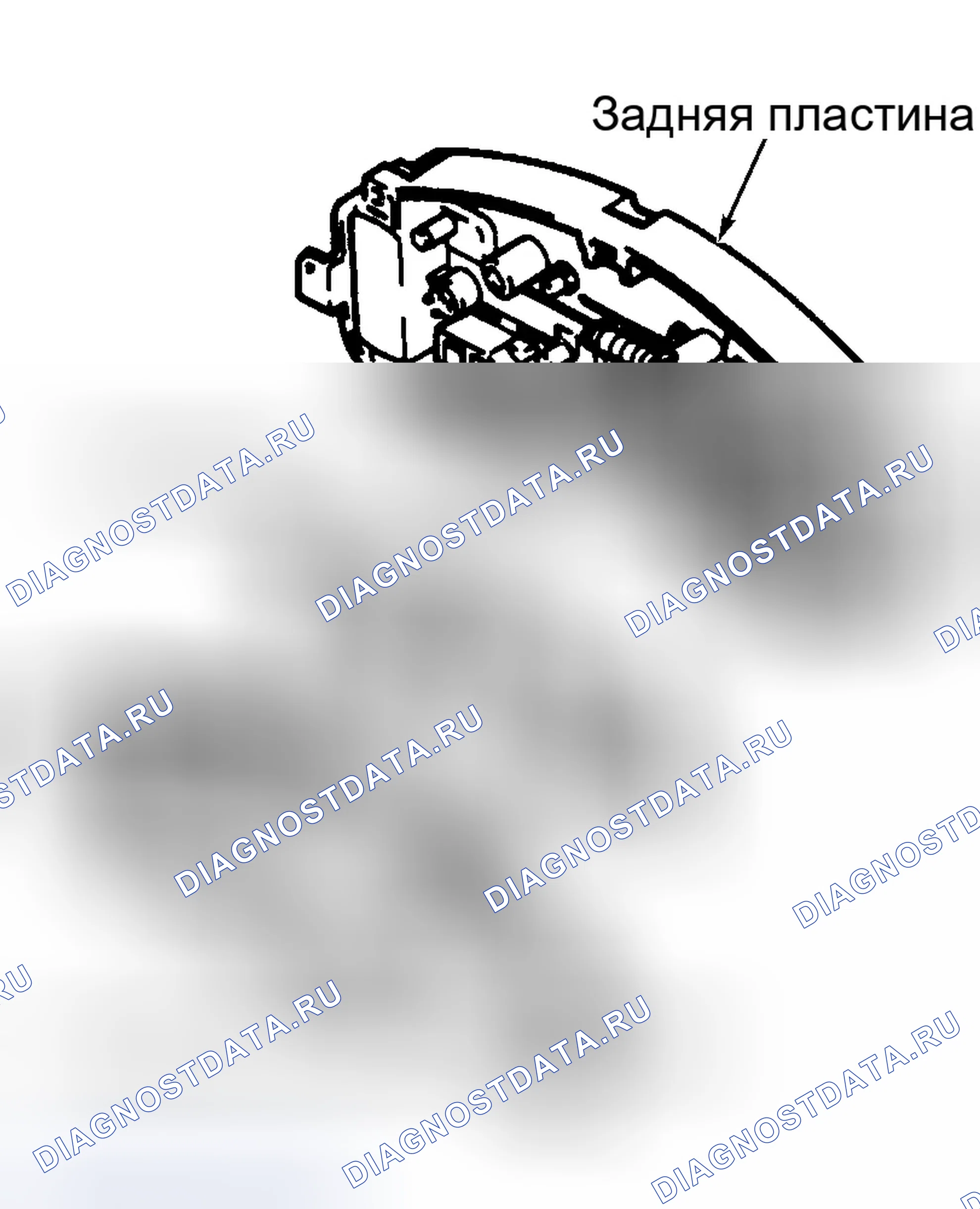 Рис. 3: Разнесенный вид приборной панели. Ford Aspire I