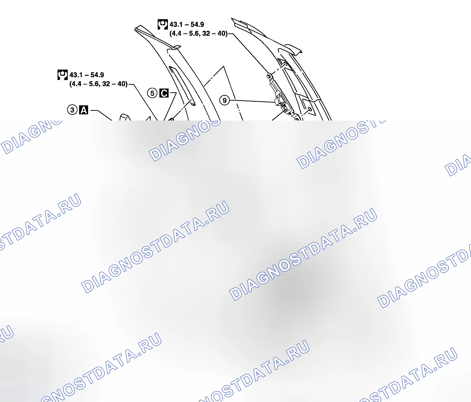 Рис. 5: Демонтаж и монтаж. Honda Street I