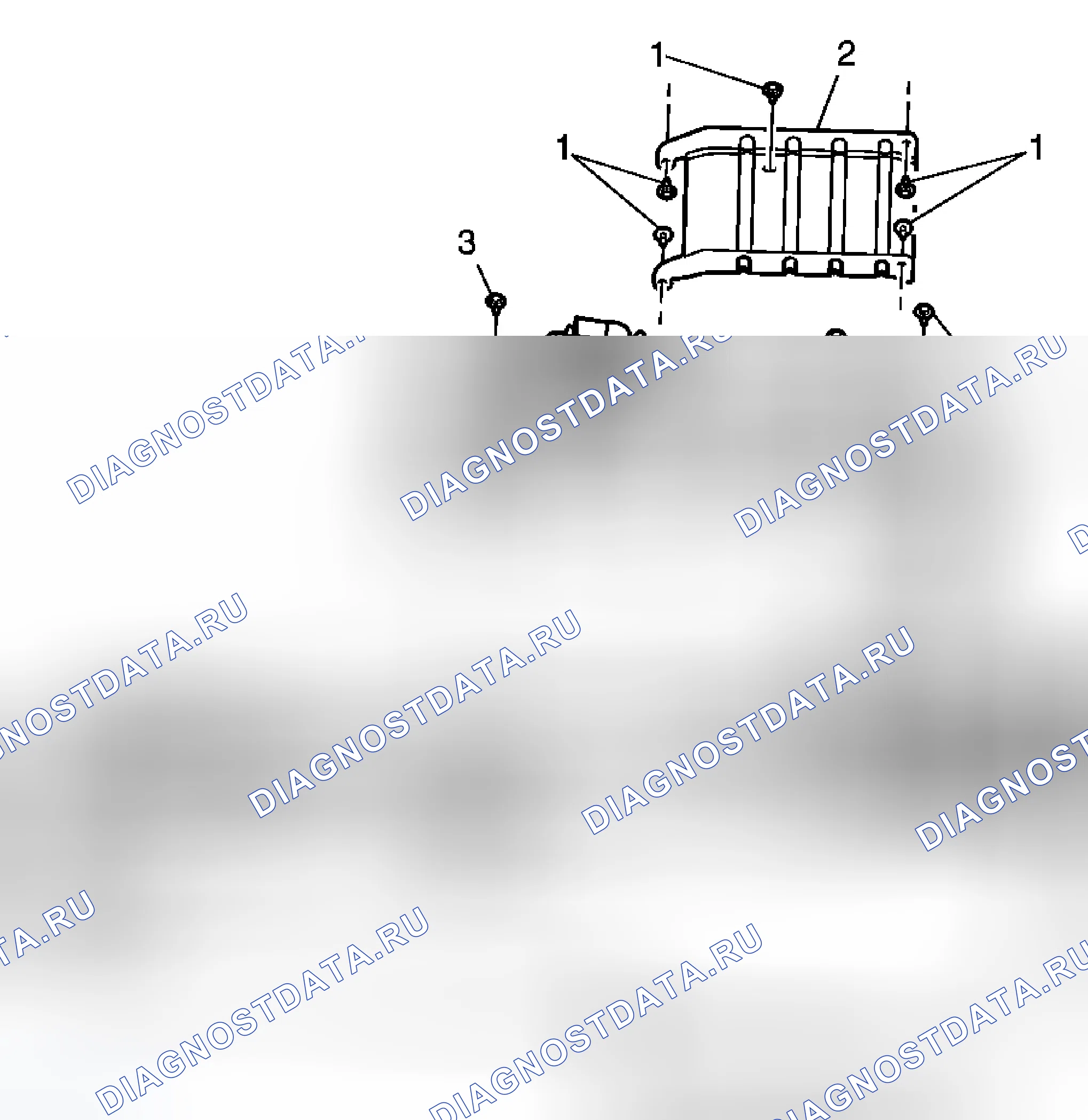 Рис. 7: Замена воздуховода воздухораспределителя. Cadillac STS I рестайлинг