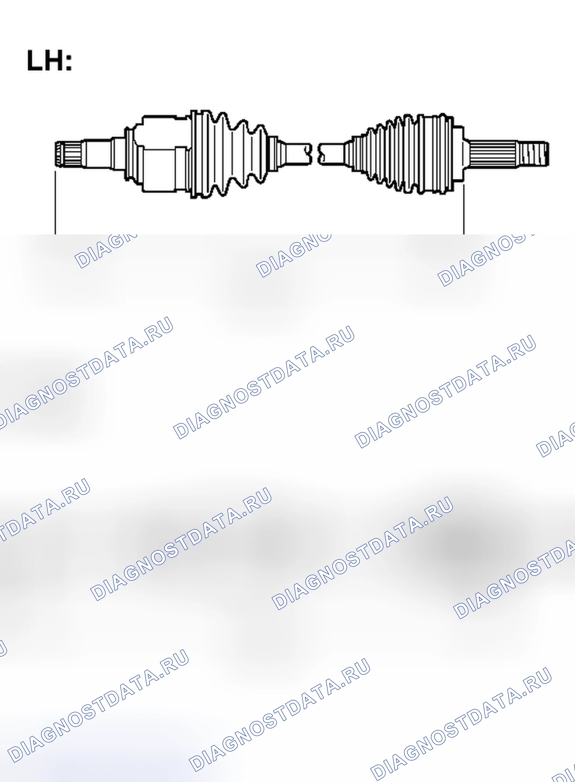 Рис. 25: ИНСПЕКЦИЯ [08 / 2013 -]. Toyota Venza I рестайлинг