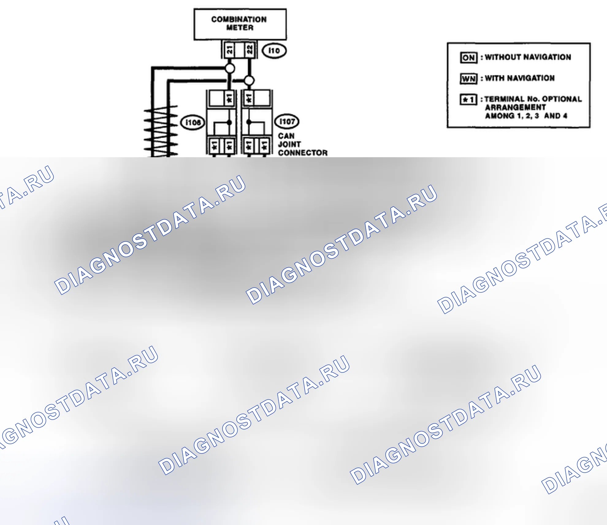 Рис. 21: электросхема. Subaru Outback BP рестайлинг