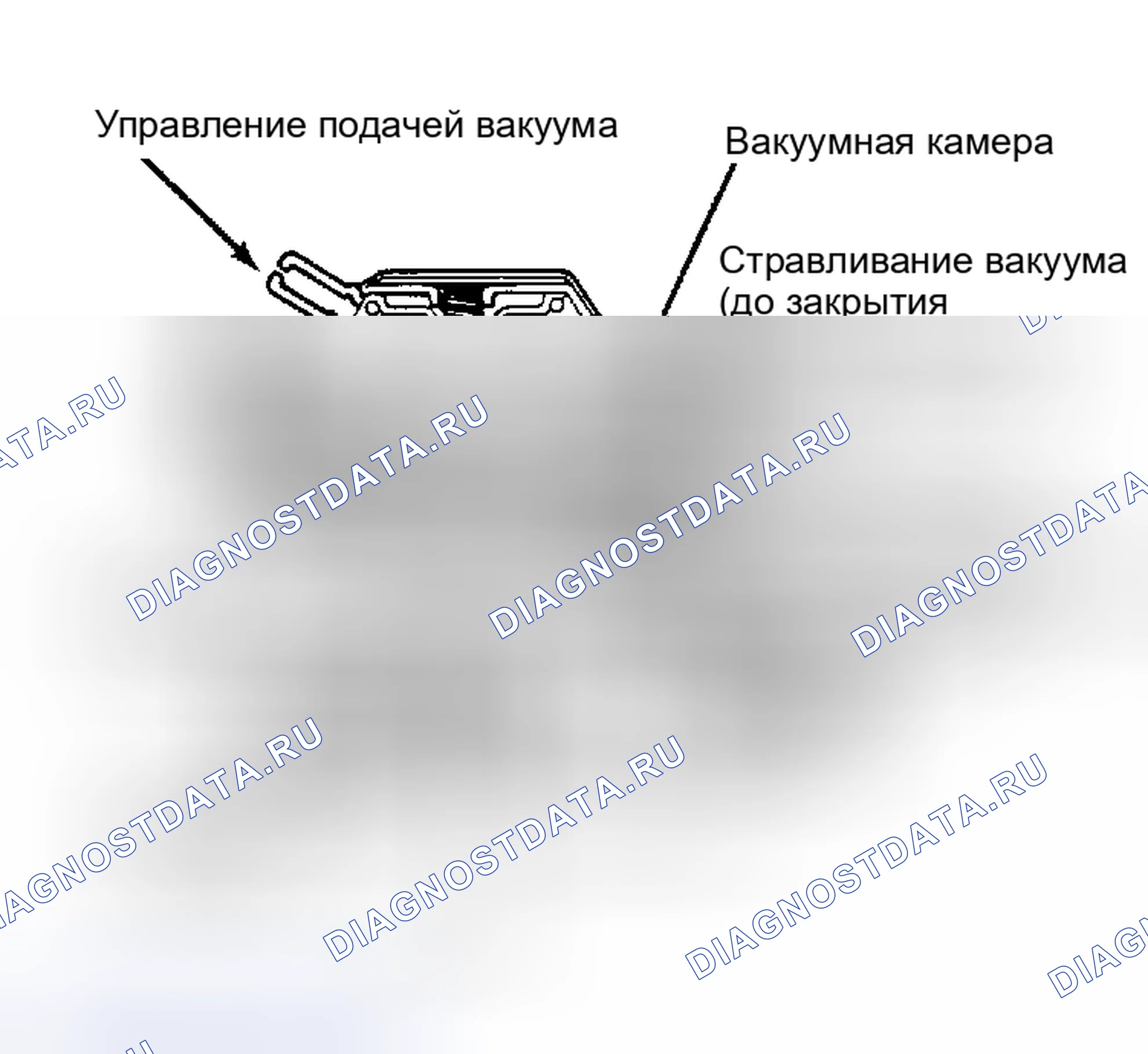 Рис. 140: Встроенный рециркуляция отработавших газов-клапан датчика противодавления. Ford Taurus I