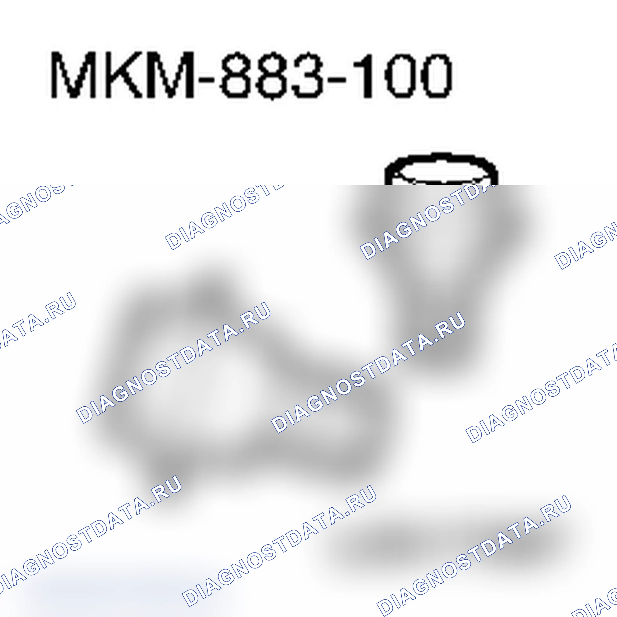Установить MKM-883-1-A на двигатель. Opel Signum I рестайлинг