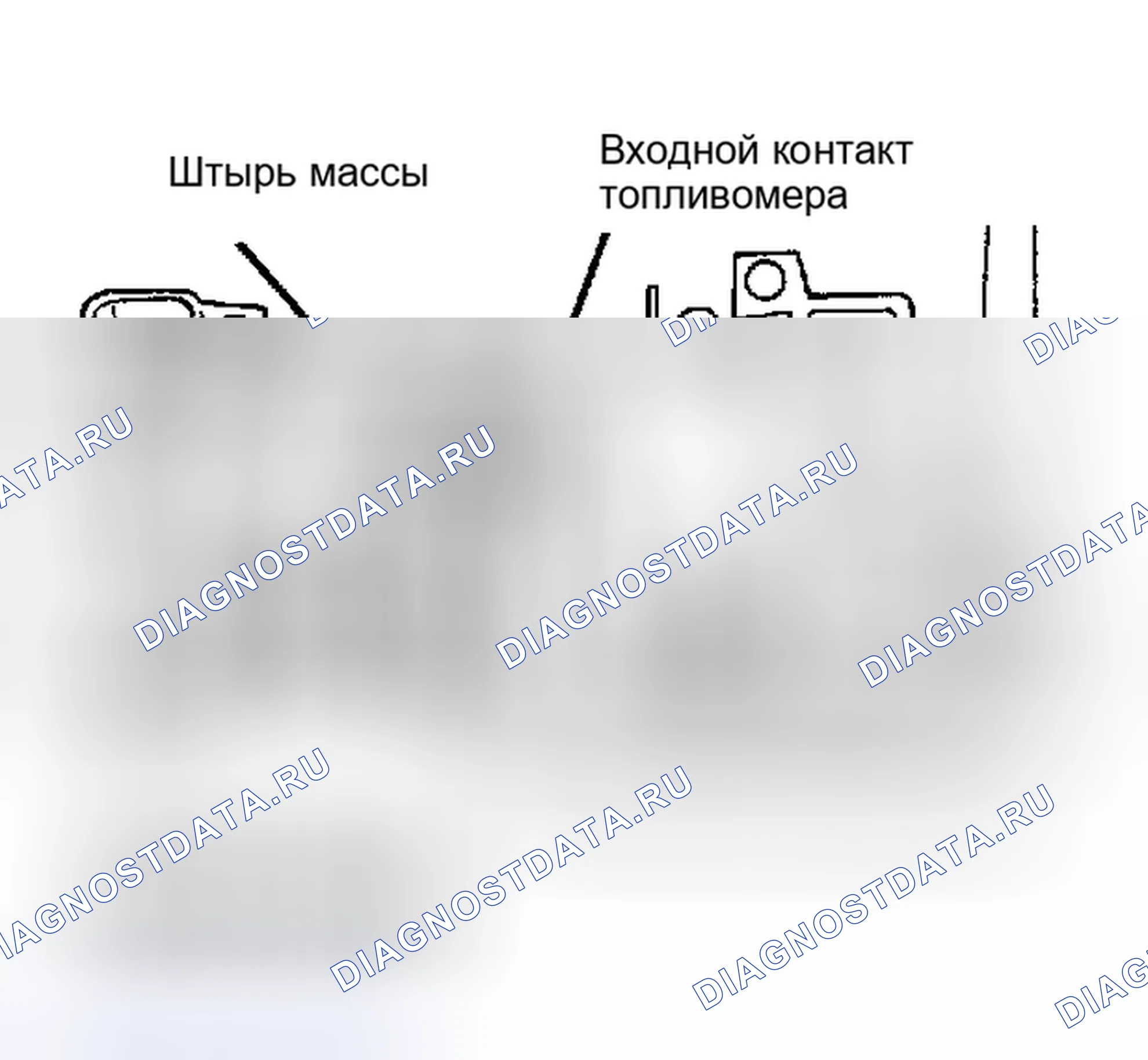 Рис. 9: Проверка схемы топливомера (Aries, Caravelle, Reliant и 600). Dodge Daytona I