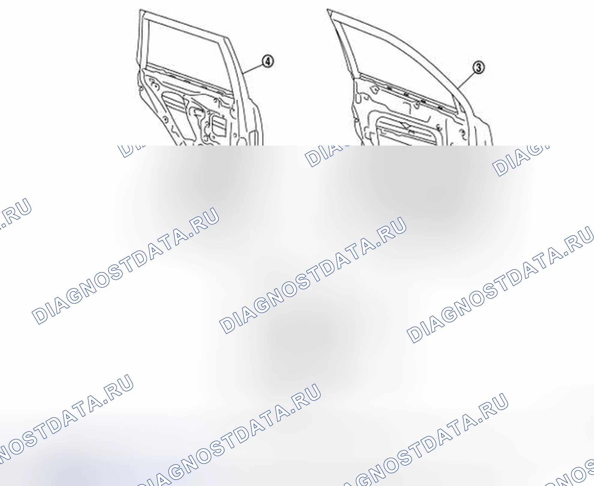 Рис. 90: Разнесенный вид. Honda Saber I