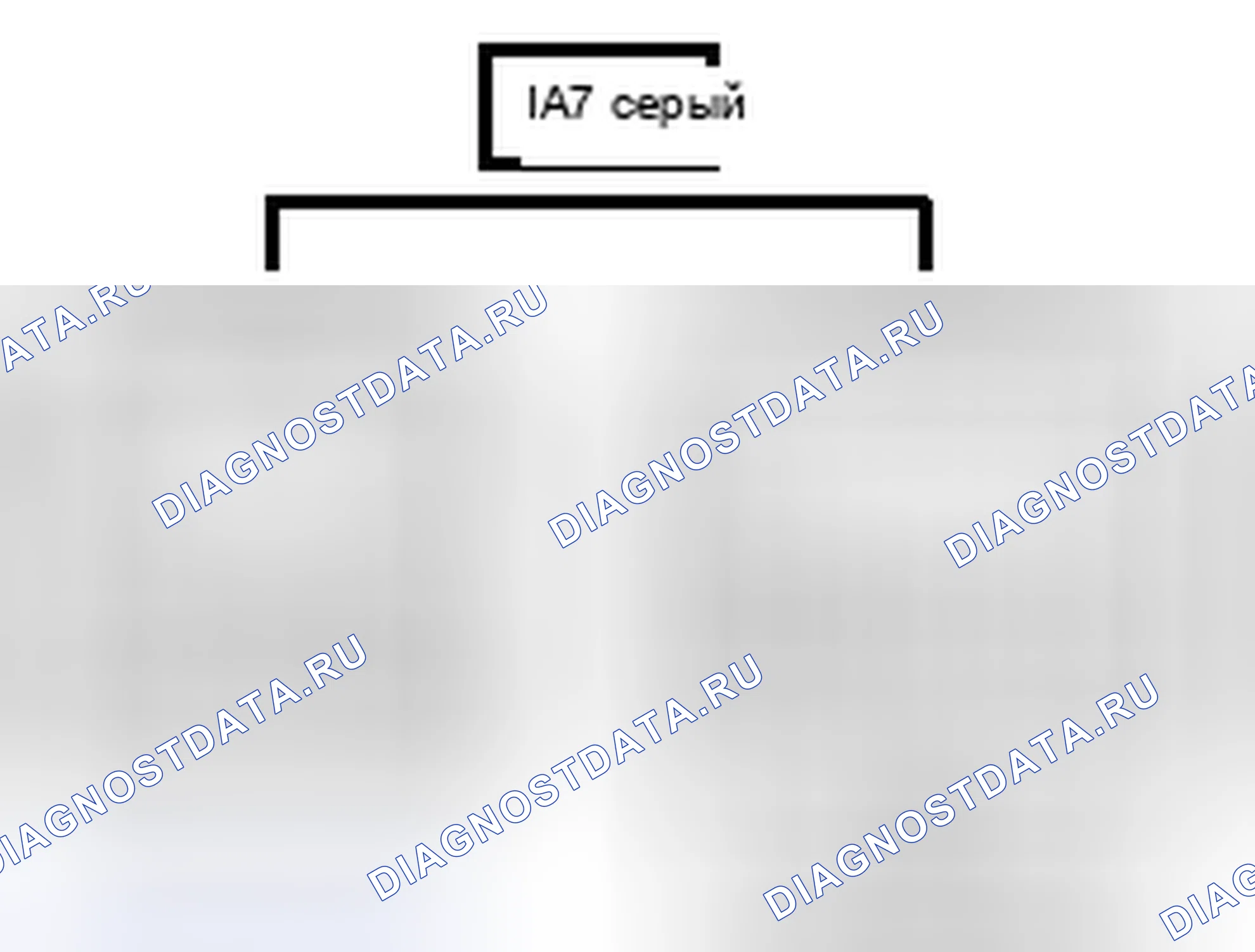 Рис. 1671: Вид соединителя с торца (IA7). Toyota Camry XV50