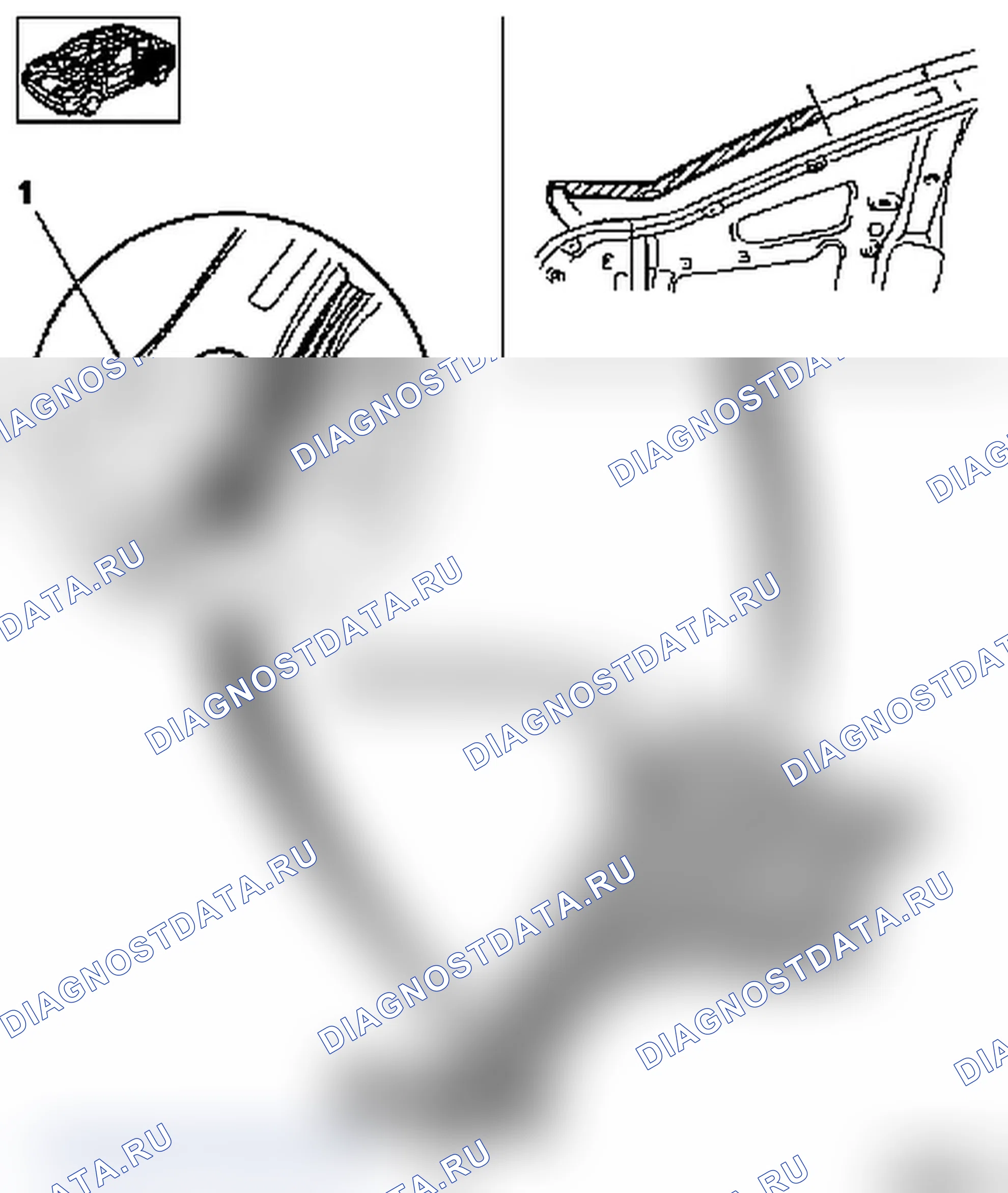 Замена боковой панели (модель F48). Opel Astra G