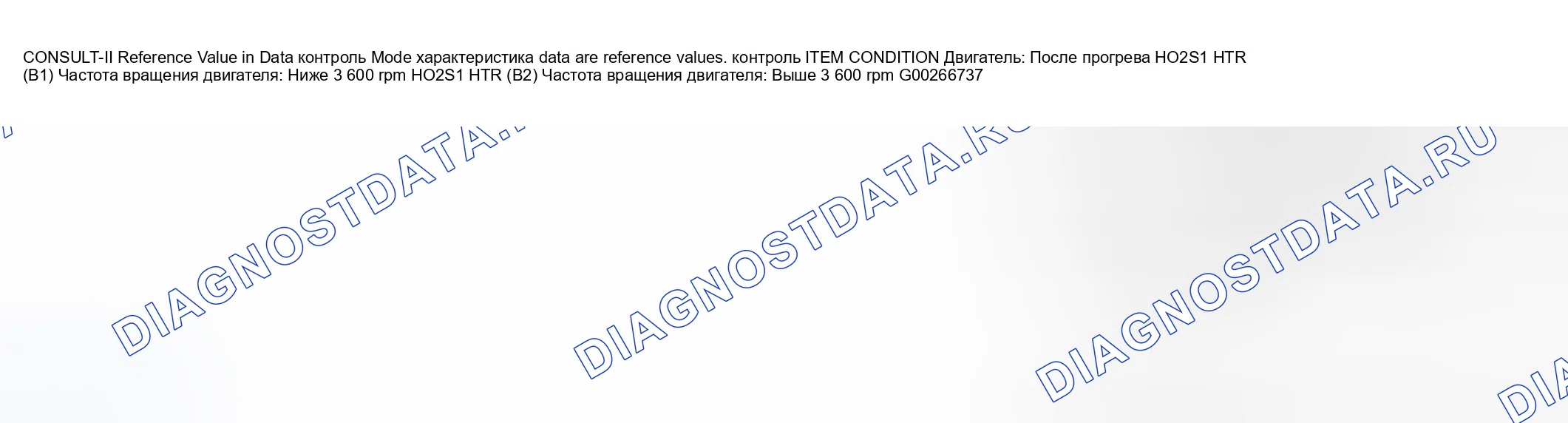 Рис. 658: Справочное значение CONSULT-II в режиме мониторинга данных. Infiniti M45 II