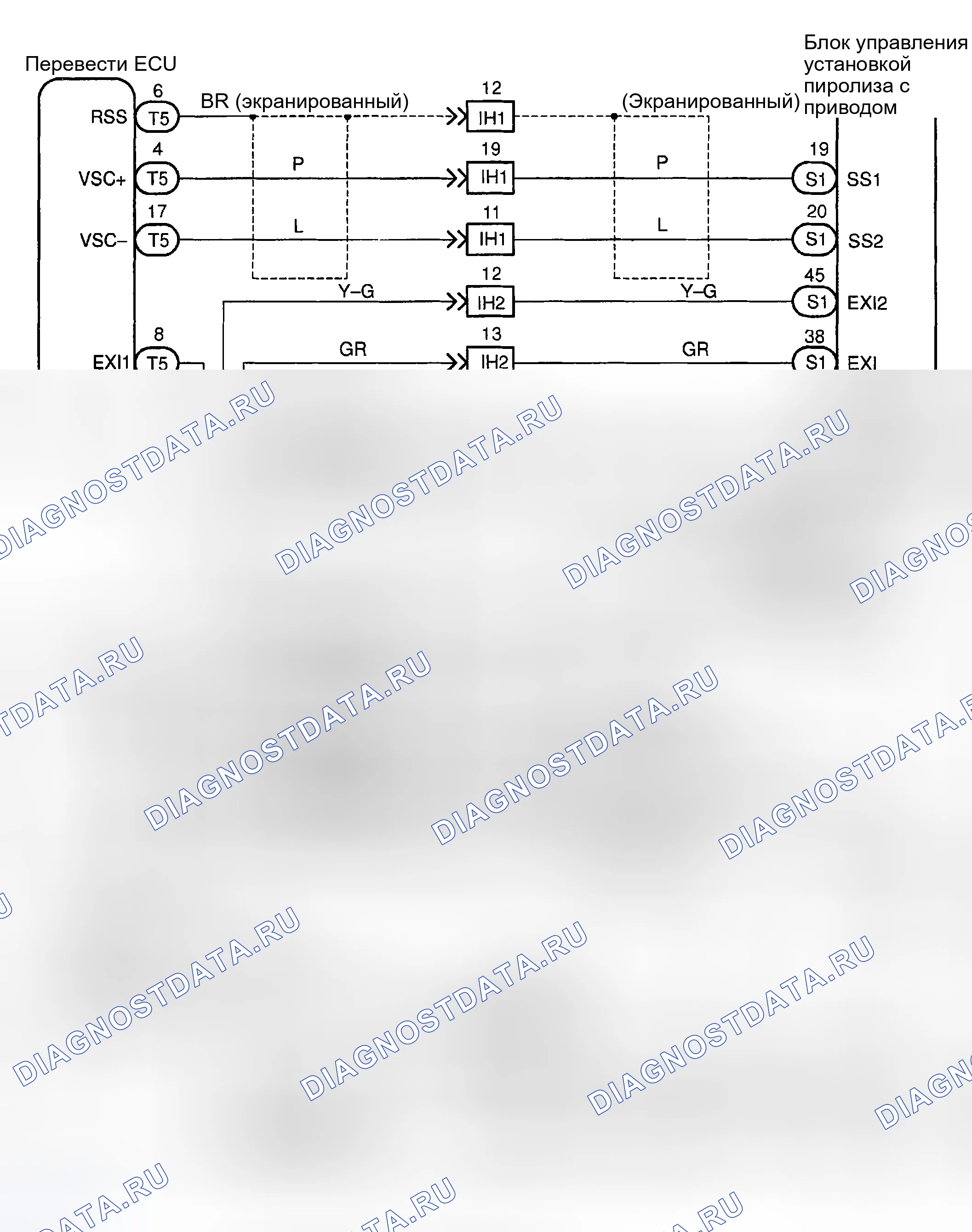 Рис. 84: электросхема. Toyota Sequoia I