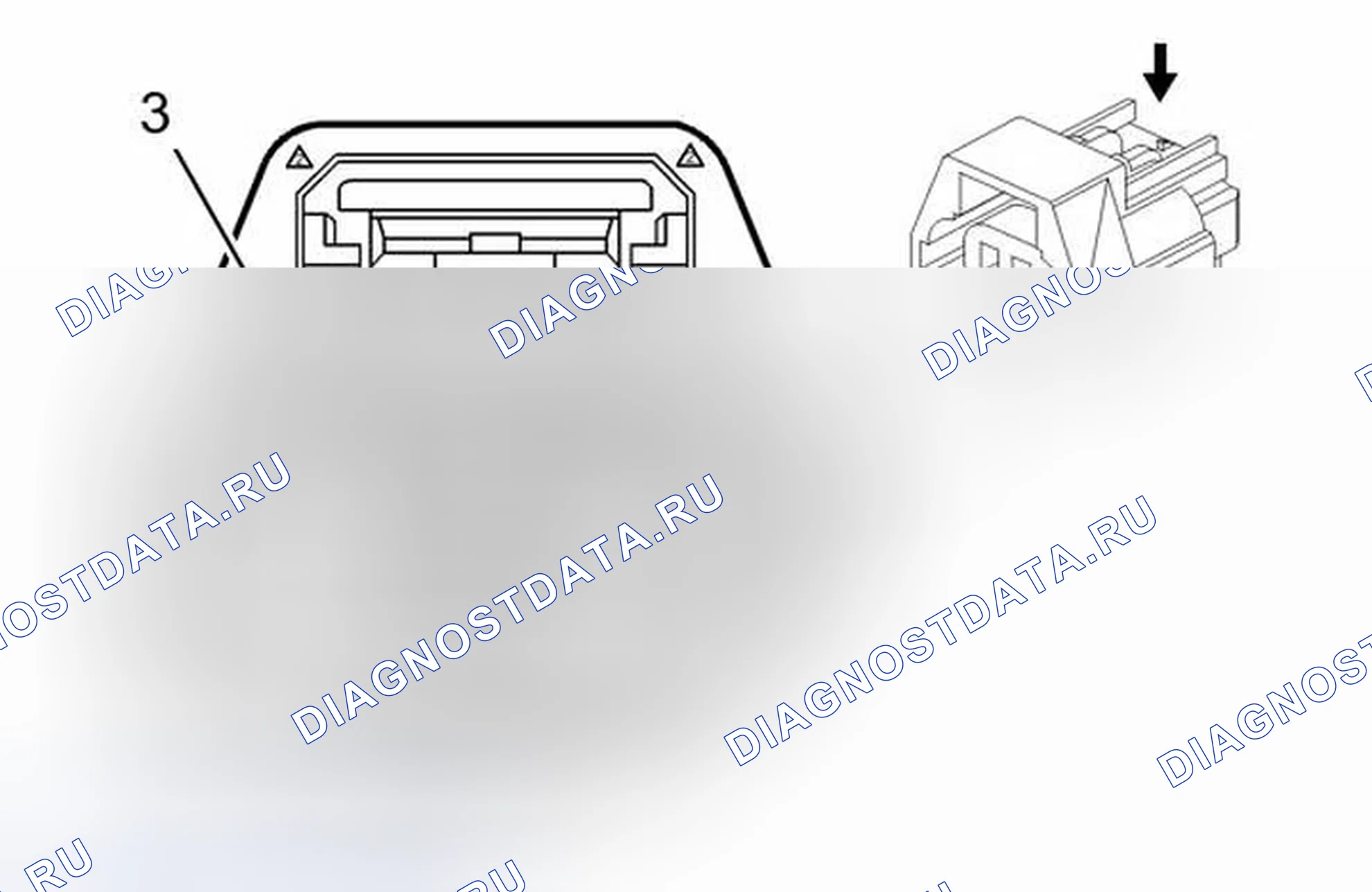 Рис. 510: Вакуумный датчик усилителя тормозов. GMC Acadia I
