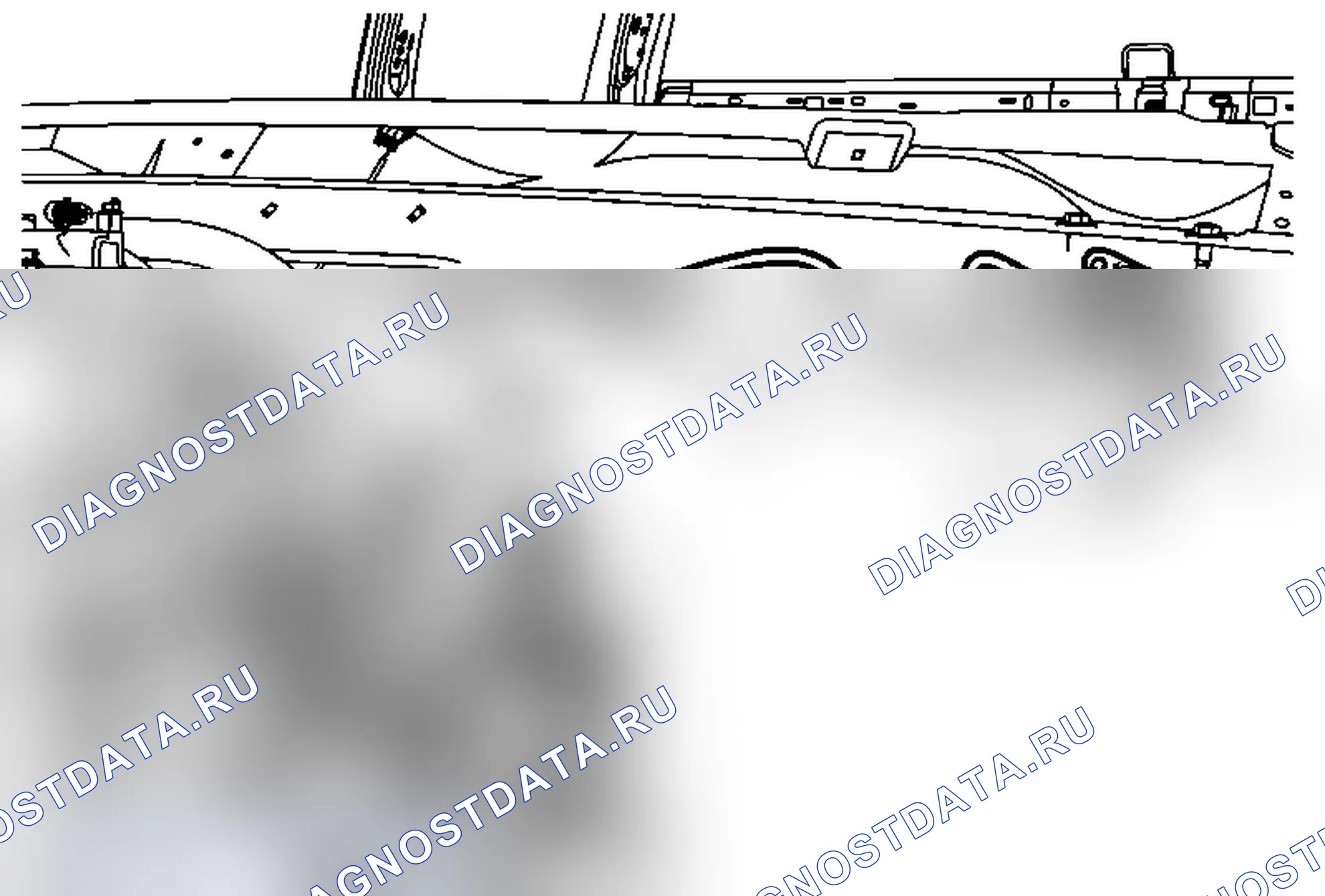 Рис. 123: Замена датчика оксида азота - положение 1. GMC Sierra 2500 HD 
