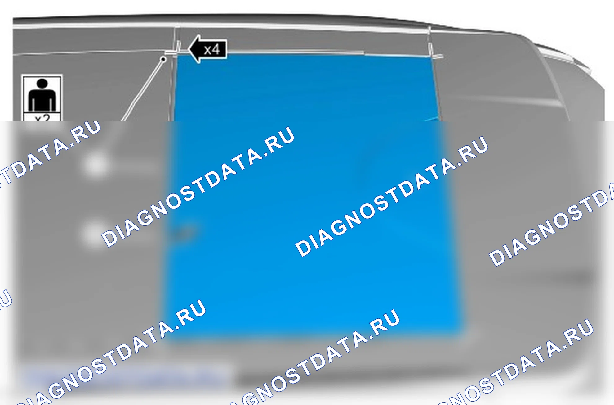 Как снять и установить фиксированное стекло панели люка крыши. Ford Edge II
