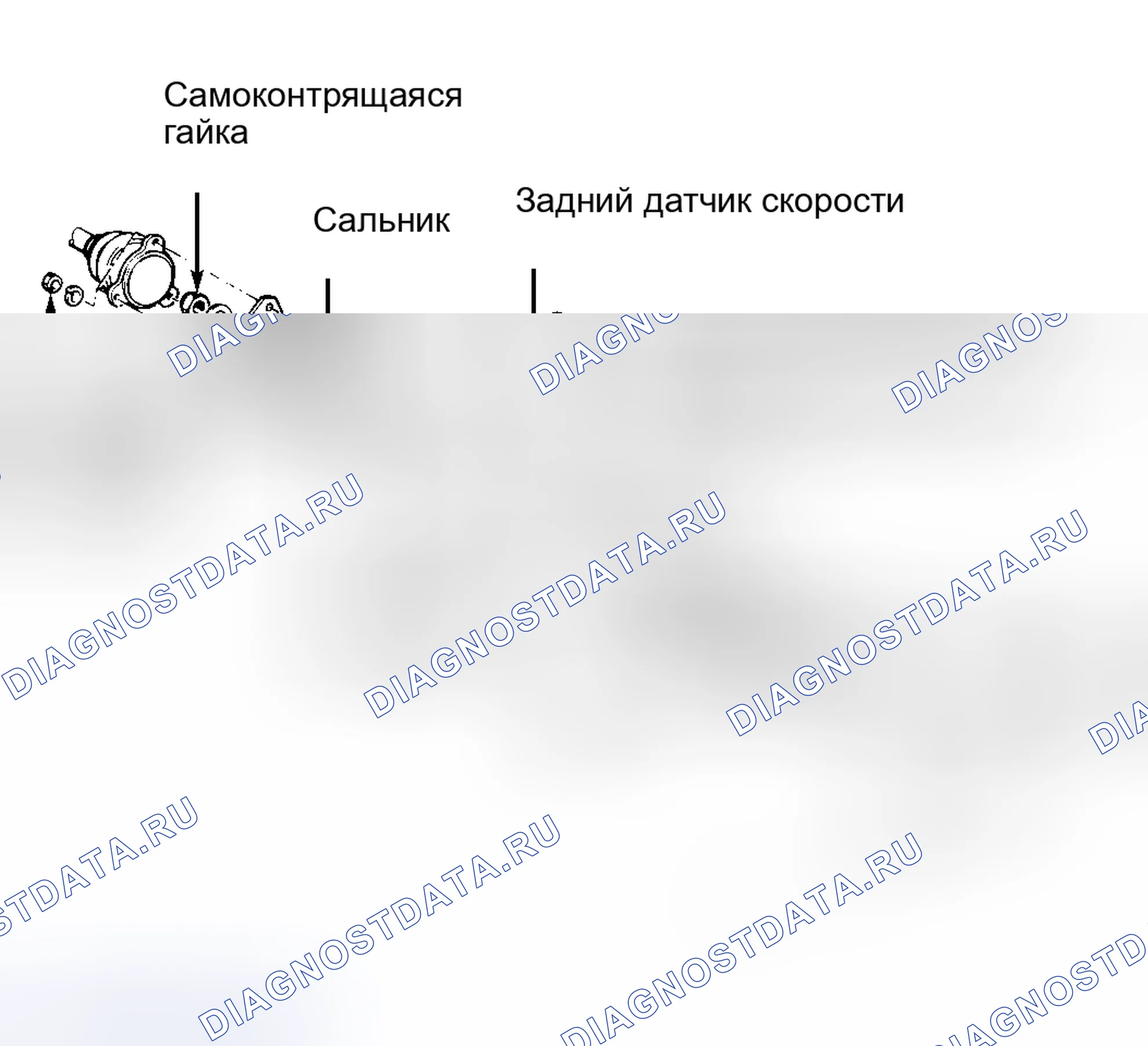 Рис. 5: Разборка (Eclipse, Galant и 3000GT и 1) 4WD. Mazda MPV III