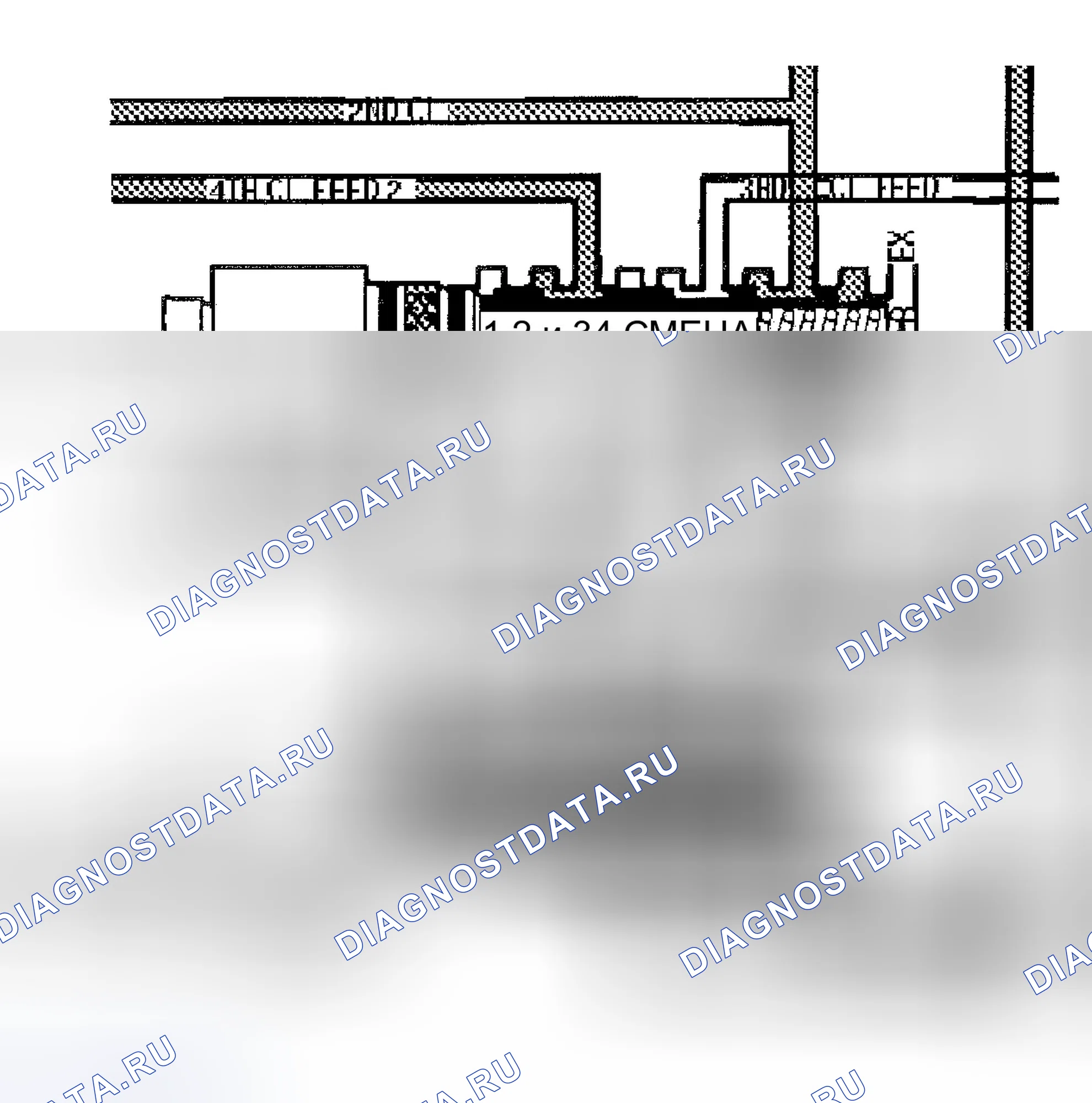 Рис. 103: расшифровка кода ошибки P0751 Переключение Solenoid A Performance (Stuck Off) Принципиальная схема. Isuzu Rodeo II