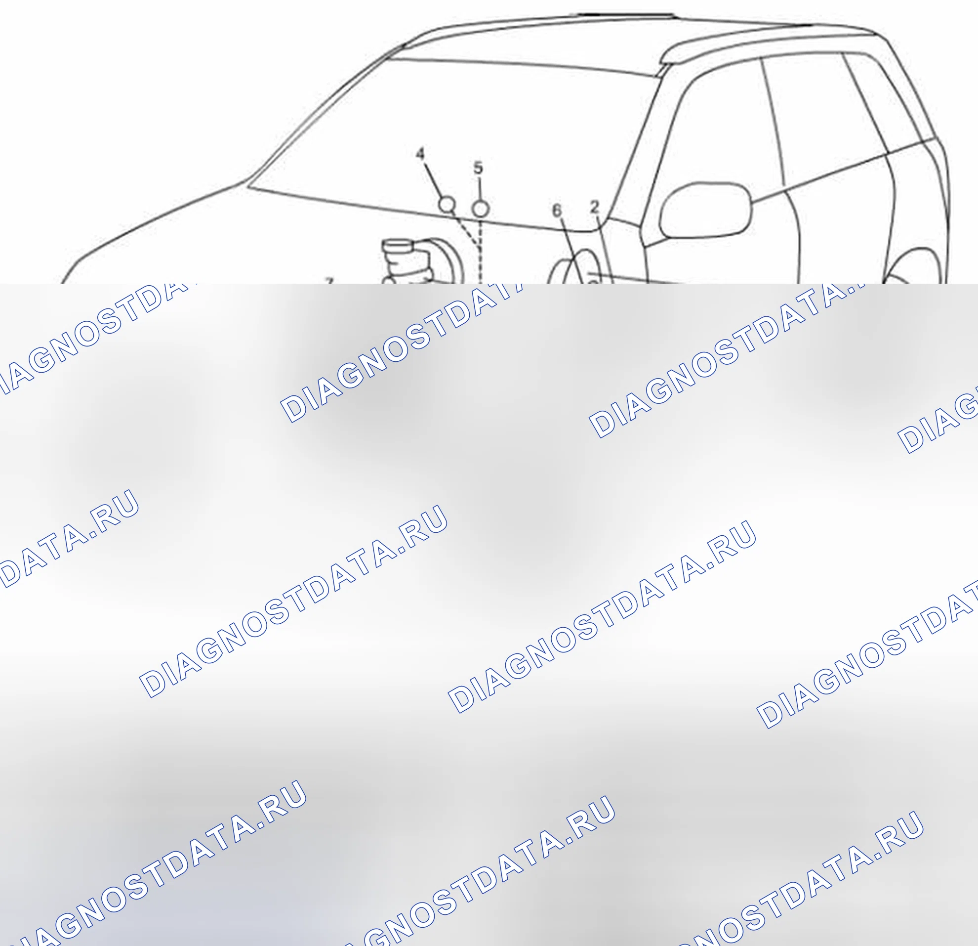 Рис. 70: Расположение компонентов ABS. Suzuki Grand Vitara II рестайлинг