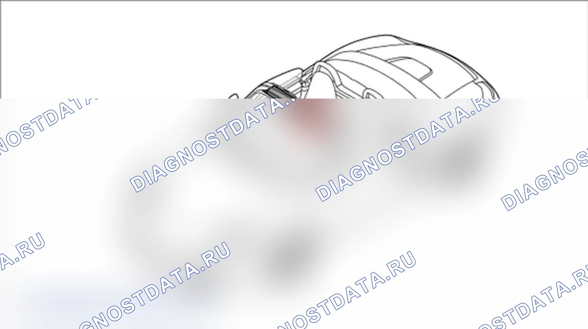 Рис. 220: Установка передней панели отделки крыши. Porsche Boxster S 987