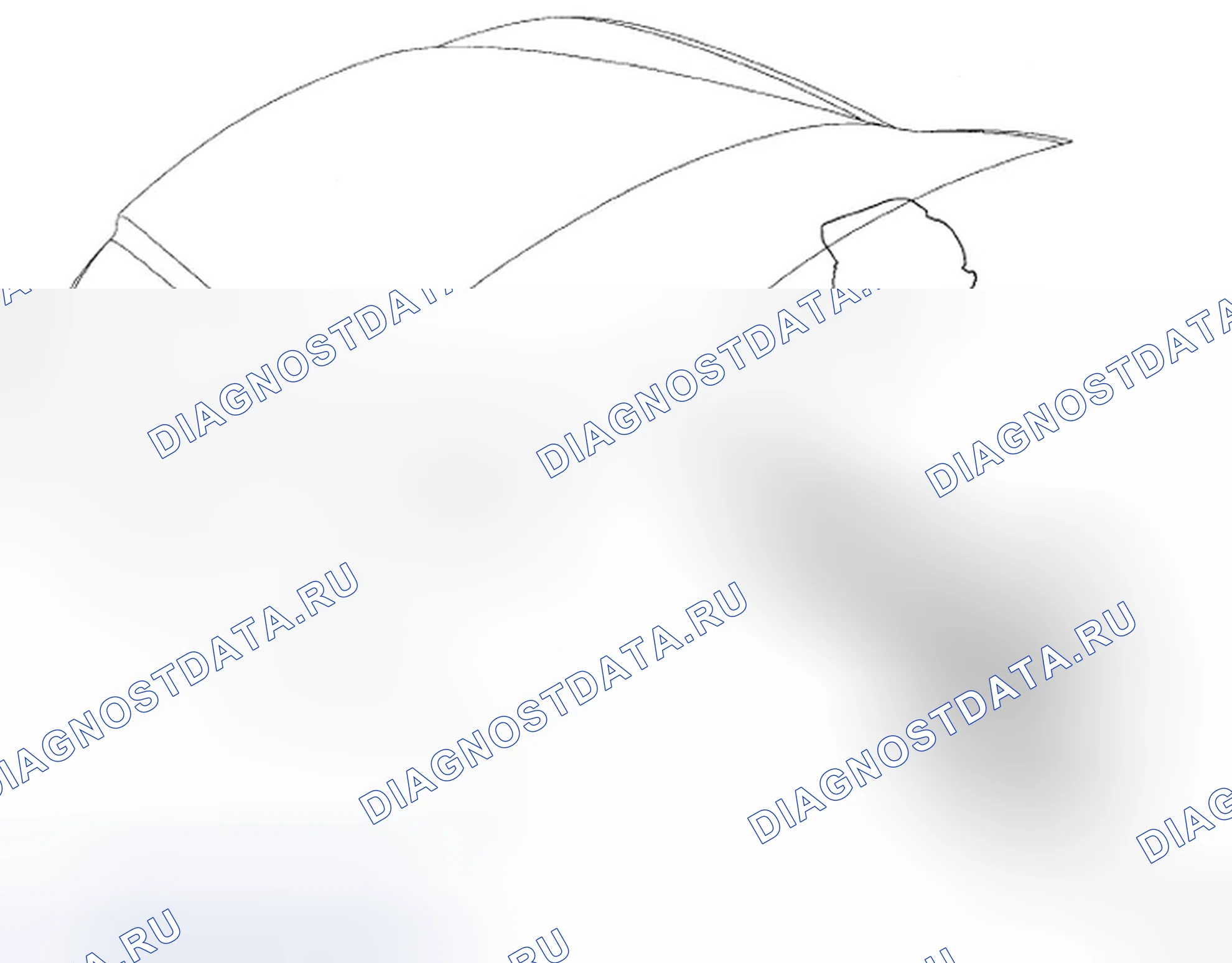 Рис. 42: РАСПОЛОЖЕНИЕ КОМПОНЕНТОВ. Hyundai Azera I