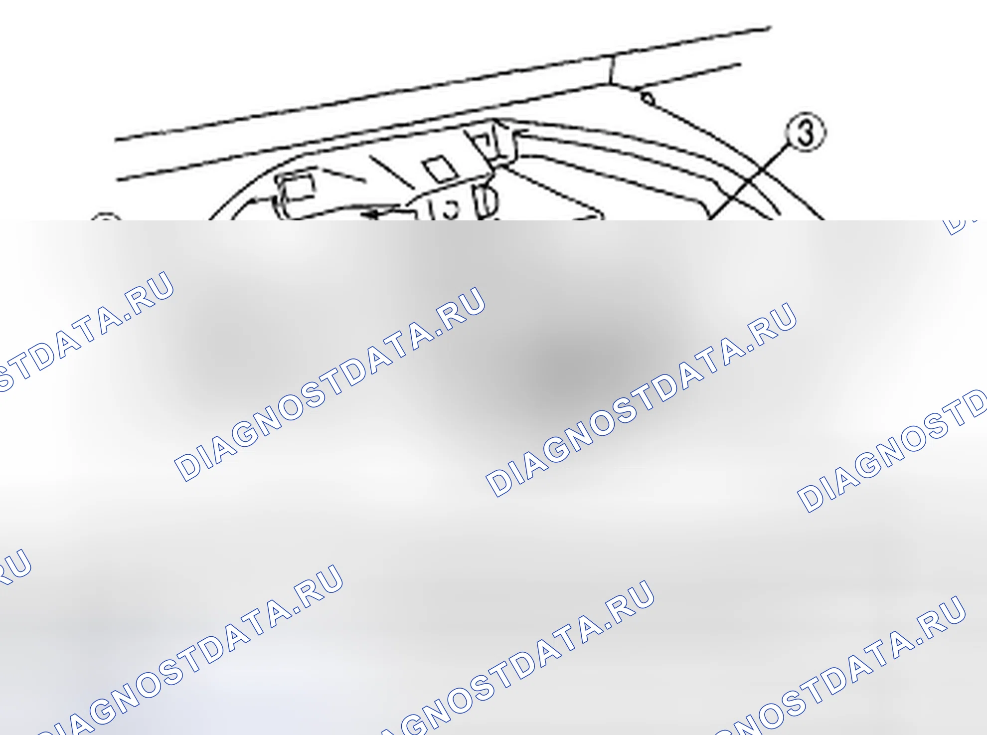 Рис. 34: СНЯТИЕ / УСТАНОВКА АНТЕННЫ GPS. Mazda CX-7 I