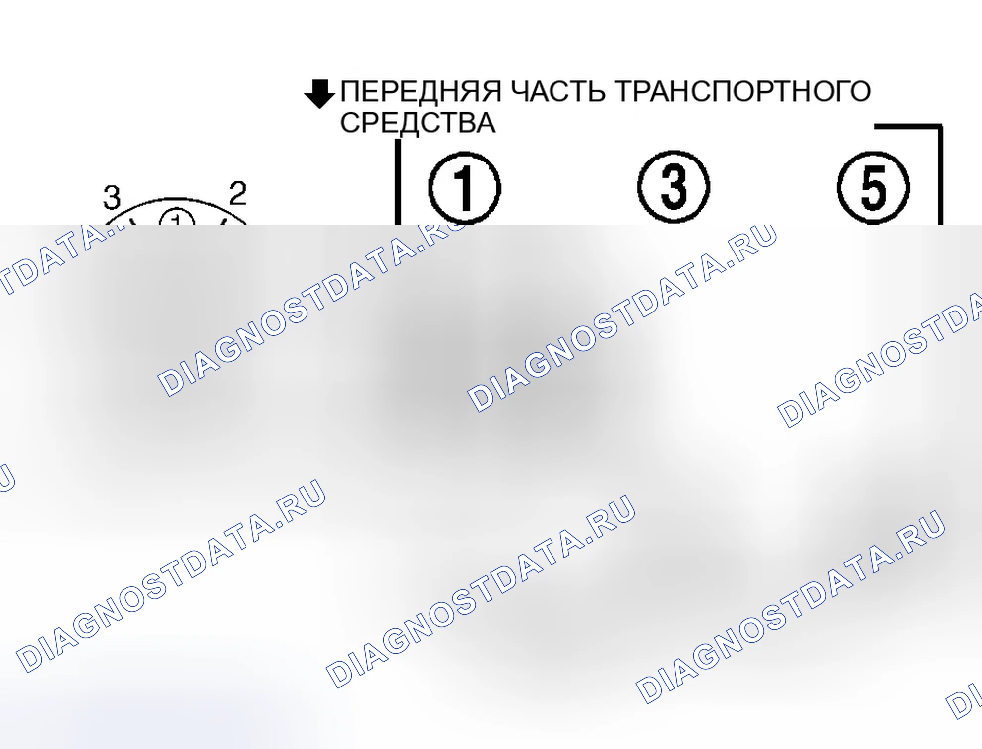 Рис. 2: порядок работы цилиндров и вращение распределителя (3,0 л). Chrysler 300M I