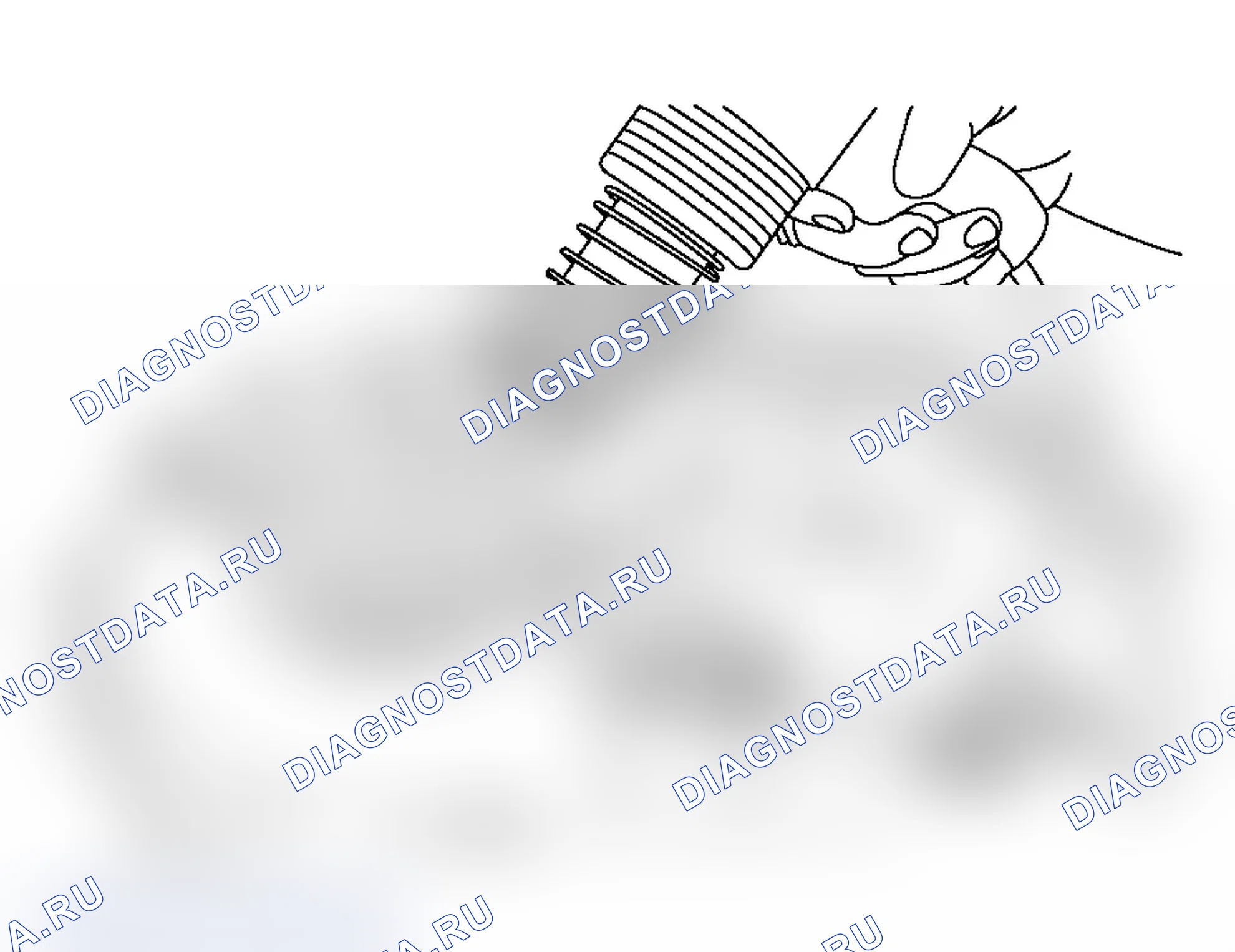 Рис. 651: <<A>> СНЯТИЕ НАРУЖНОГО КОЛЬЦА ПОДШИПНИКА СО СТОРОНЫ ДИФФЕРЕНЦИАЛА. Mitsubishi Lancer Ralliart IX рестайлинг