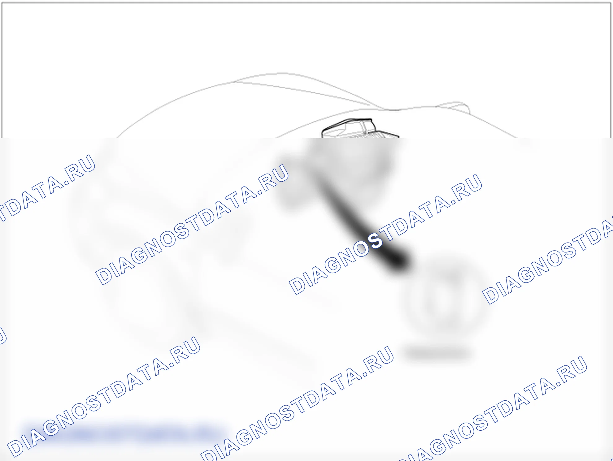 Расположение деталей привода впуска. Hyundai Santa Fe CM