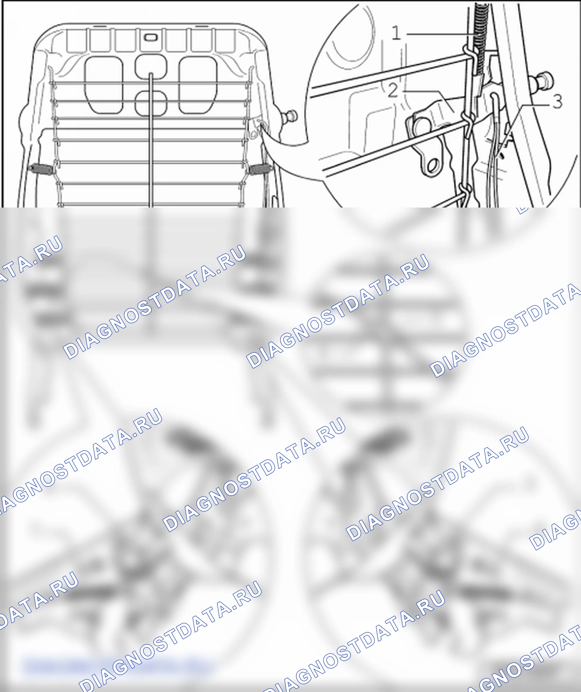 Передние сиденья. Volkswagen Caddy Iii