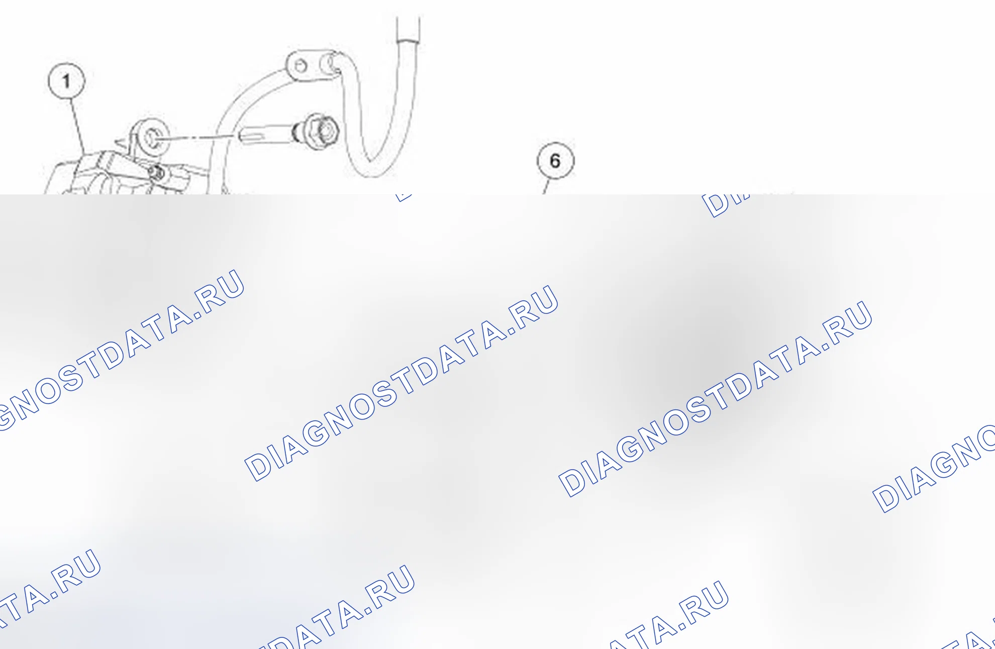 Рис. 1: Анкерная плита тормозного суппорта. Ford Edge I