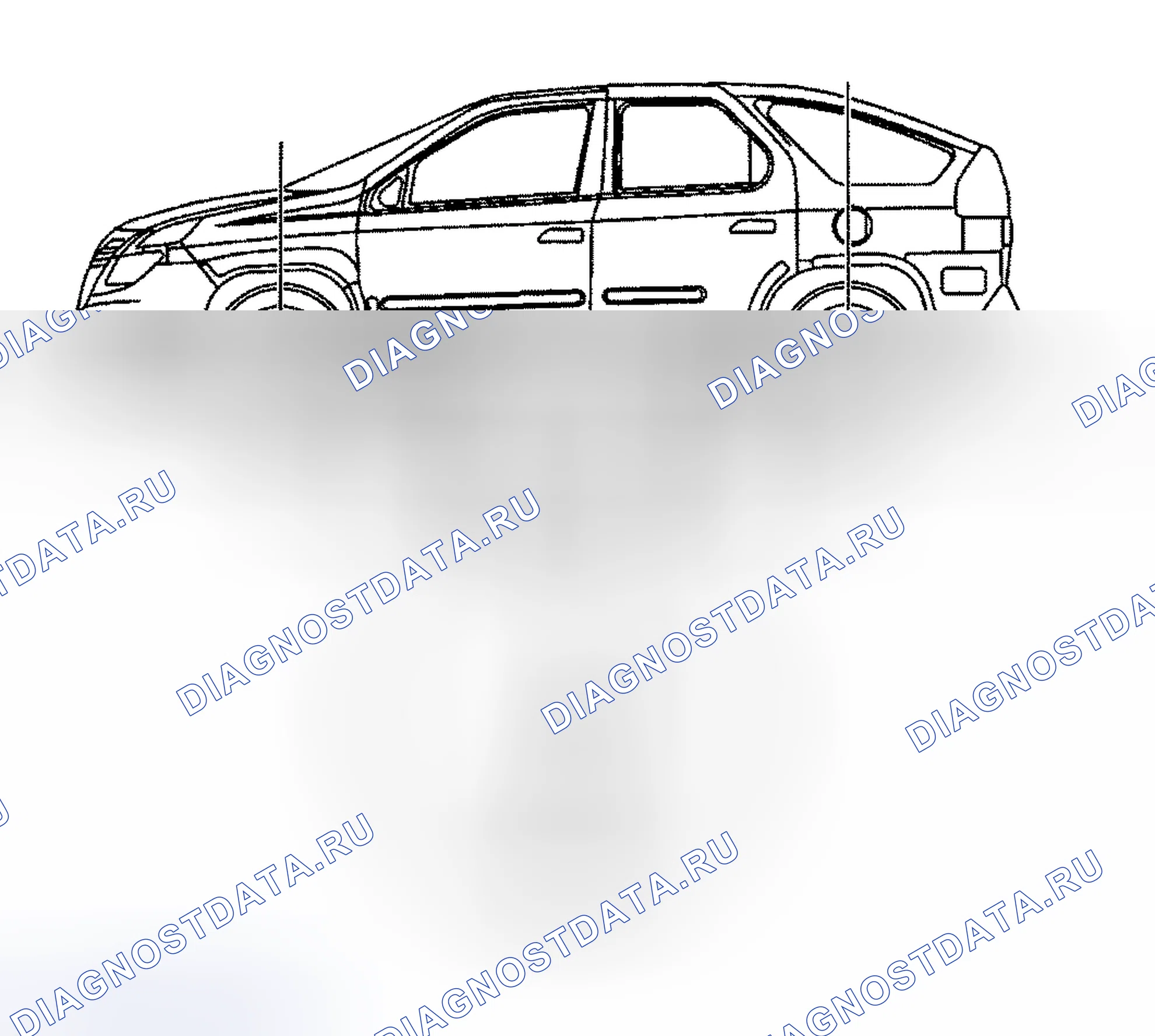 Рис. 2: Измерение размеров J и K. Hyundai Venue I
