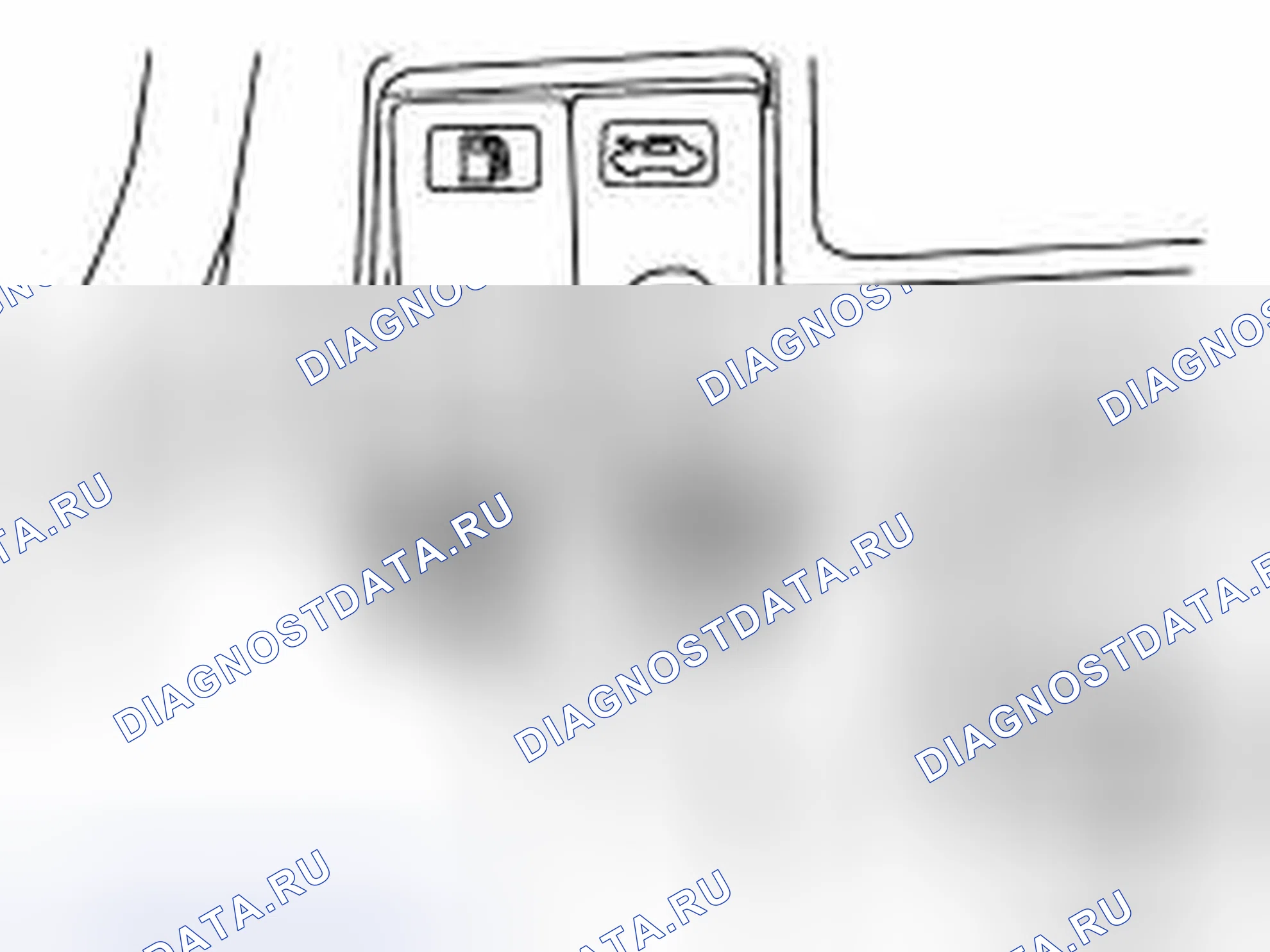 Рис. 142: Кабель замка капота. Honda UR-V I
