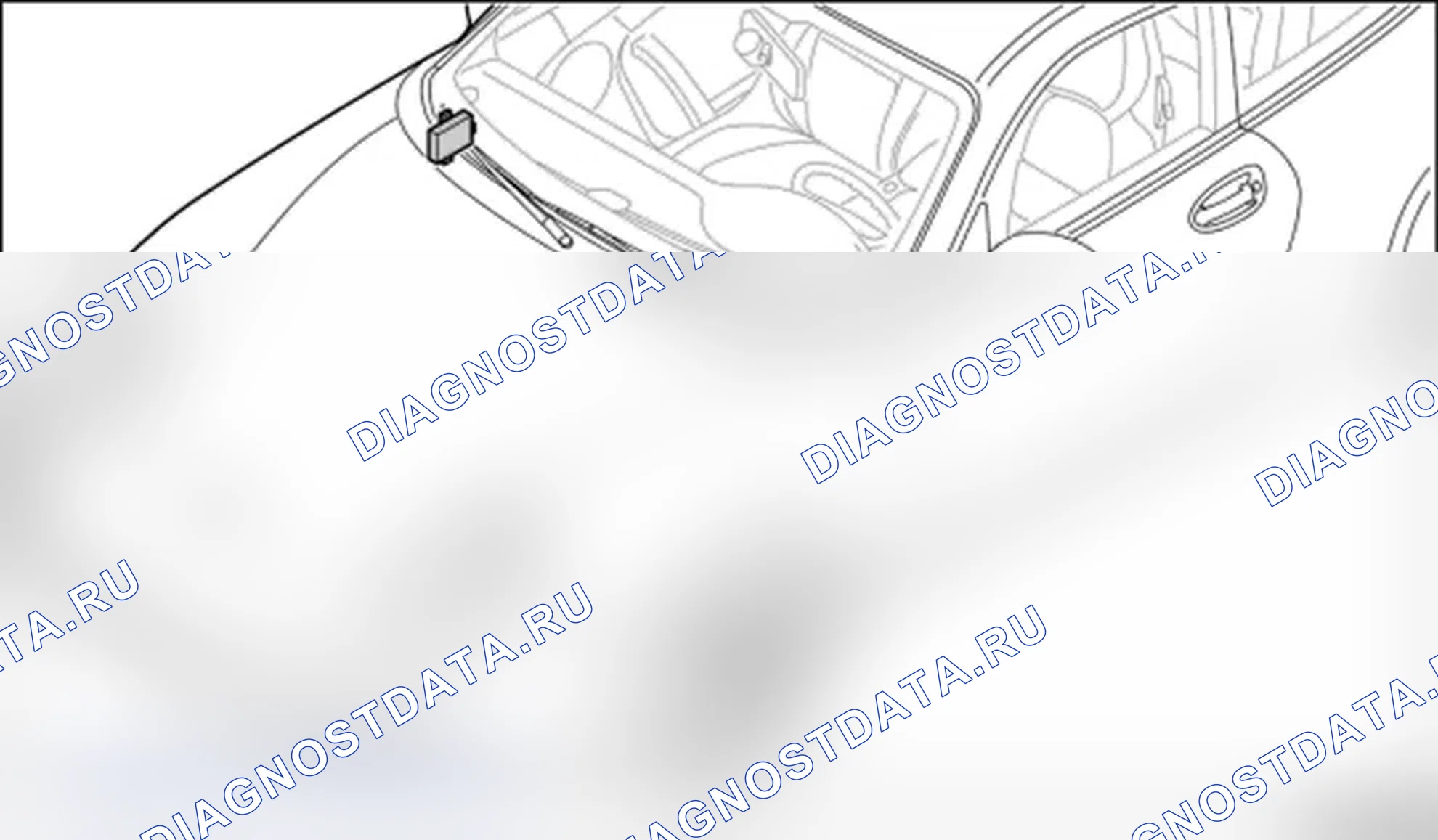 Рис. 2: Демонтаж блока управления PASM. Porsche 911 GT3 997