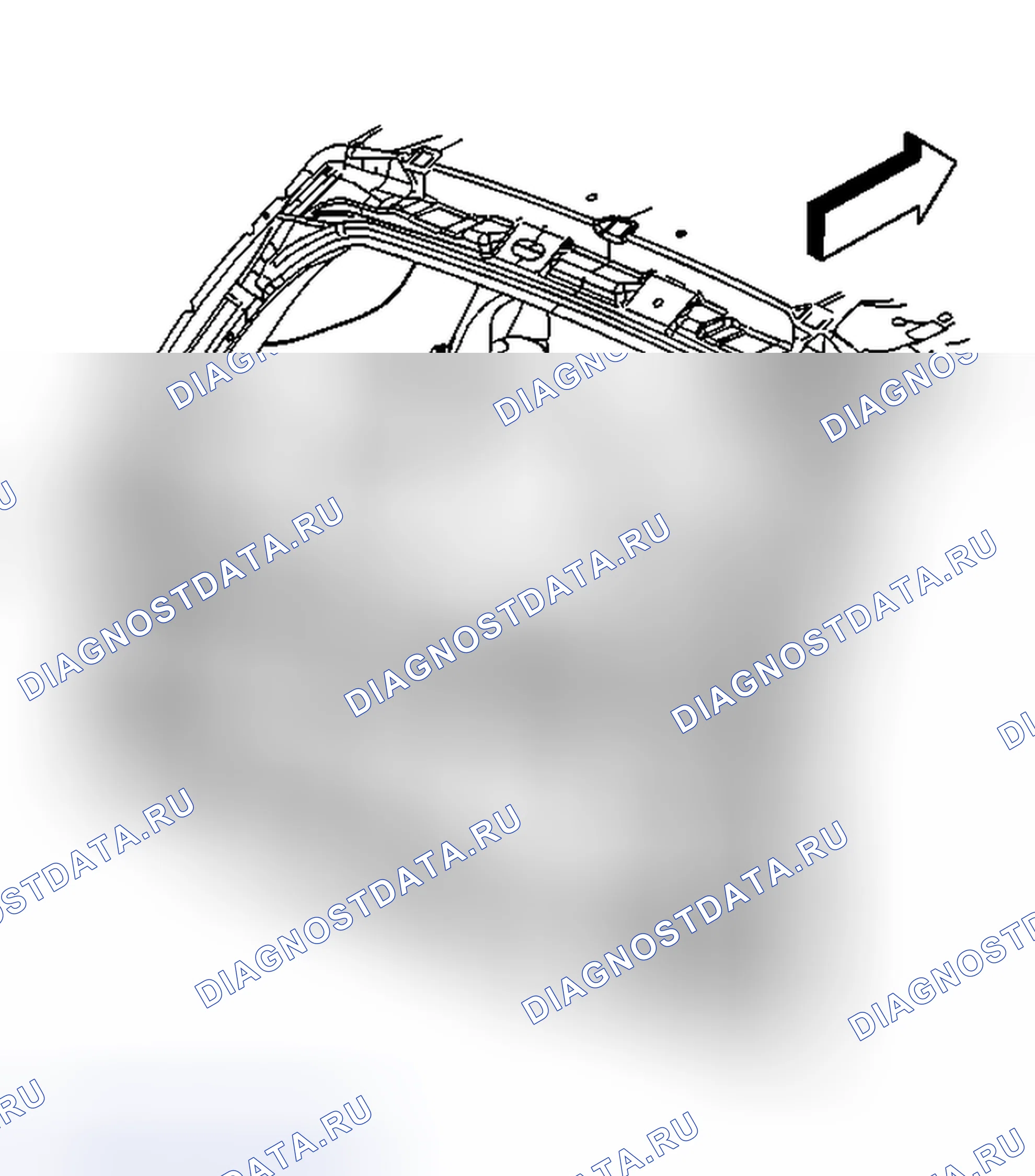 Рис. 14: Порядок демонтажа. Saab 9-7X I