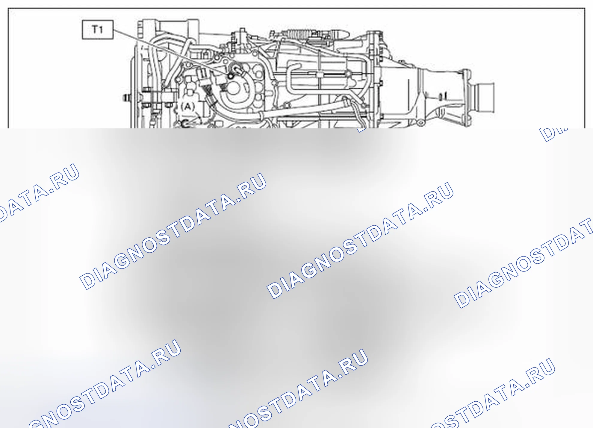 Рис. 568: ЖГУТ ИНГИБИТОРА. Subaru Outback BR рестайлинг