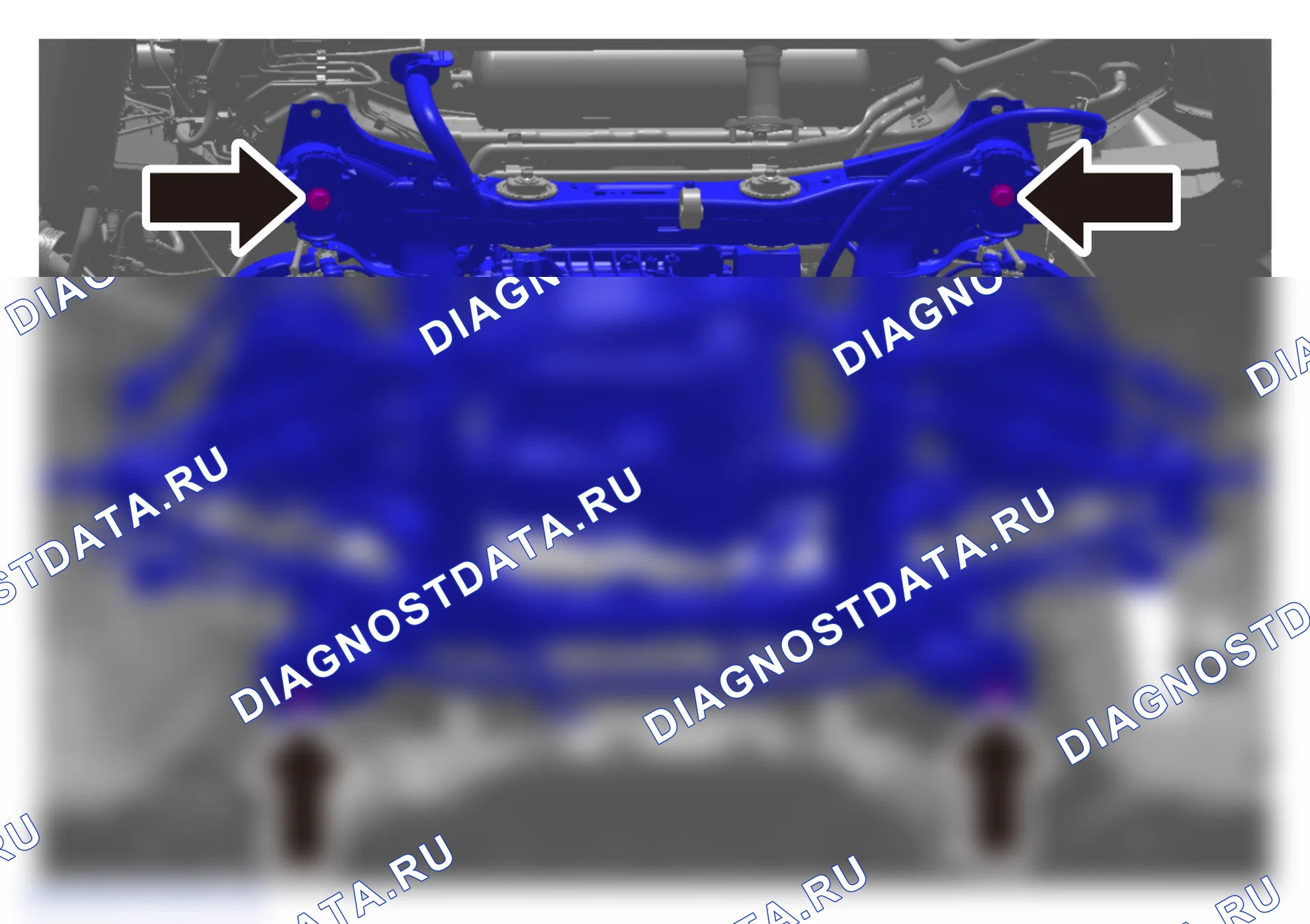 Как снять и установить задний подрамник в сборе — Wey V9X. Wey V9X I