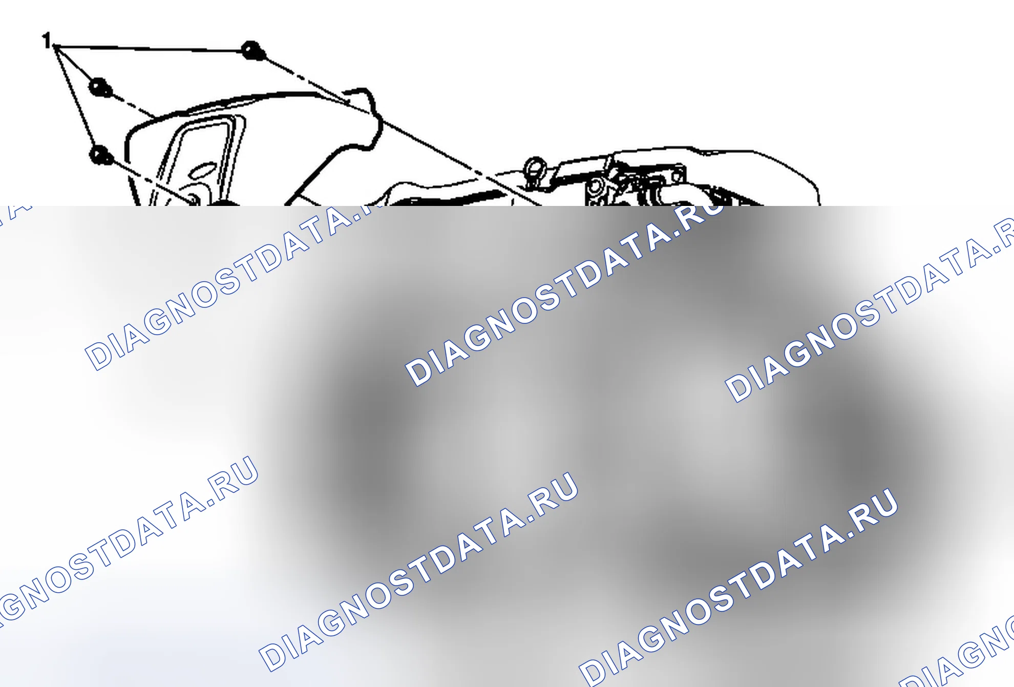 Рис. 9: Замена теплозащитного экрана выпускного коллектора (Lkw). Chevrolet Malibu VIII рестайлинг