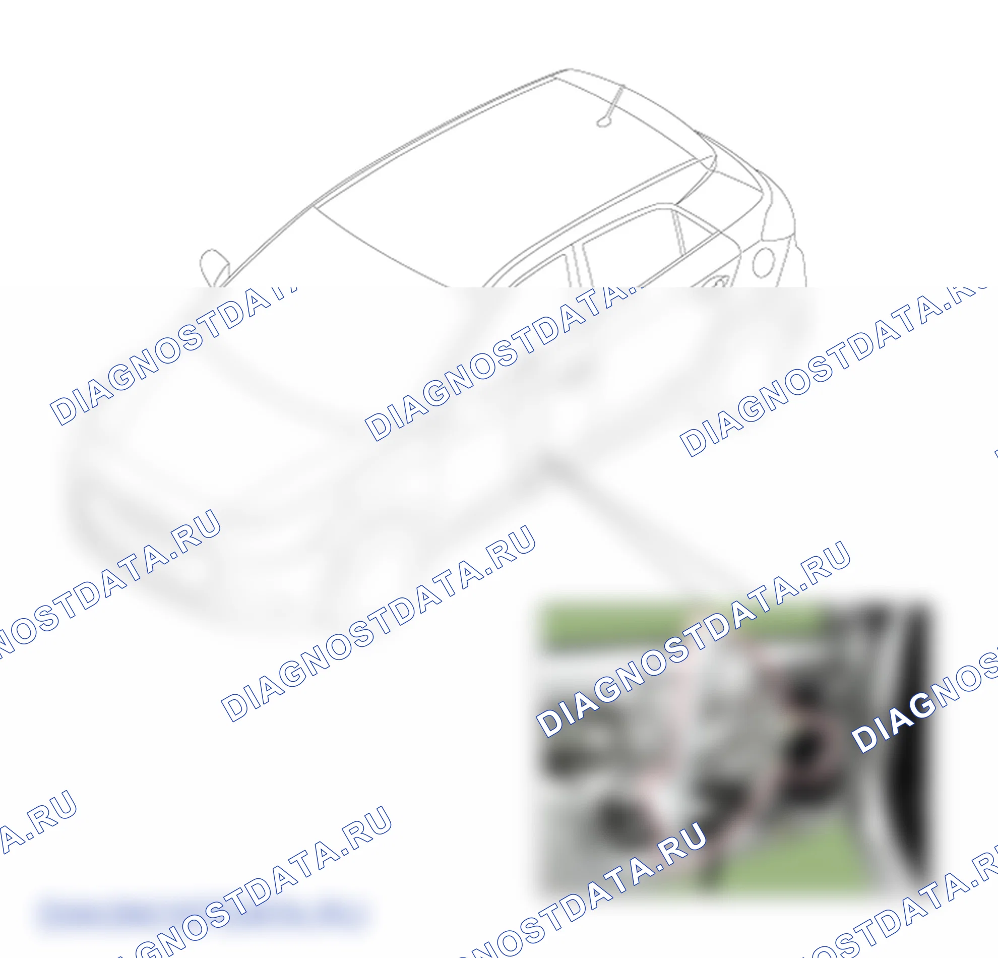 Расположение деталей регулятора стеклоподъемника передней двери. Hyundai i20 GB