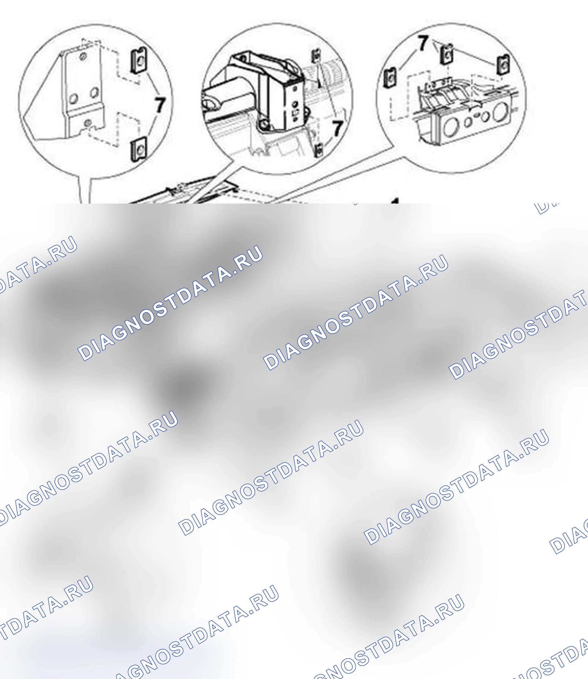 Рис. 7: СНЯТИЕ И УСТАНОВКА ПРИБОРНОЙ ПАНЕЛИ. Porsche Boxster S 986